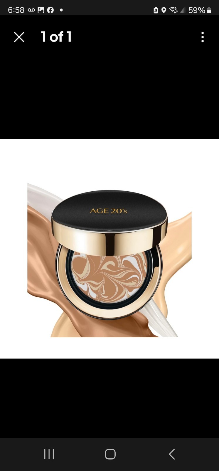 AGE20’s Signature Essence Cover Pact Intense Cover 13 Ivory SPF 50+ Exp:8/5/2027