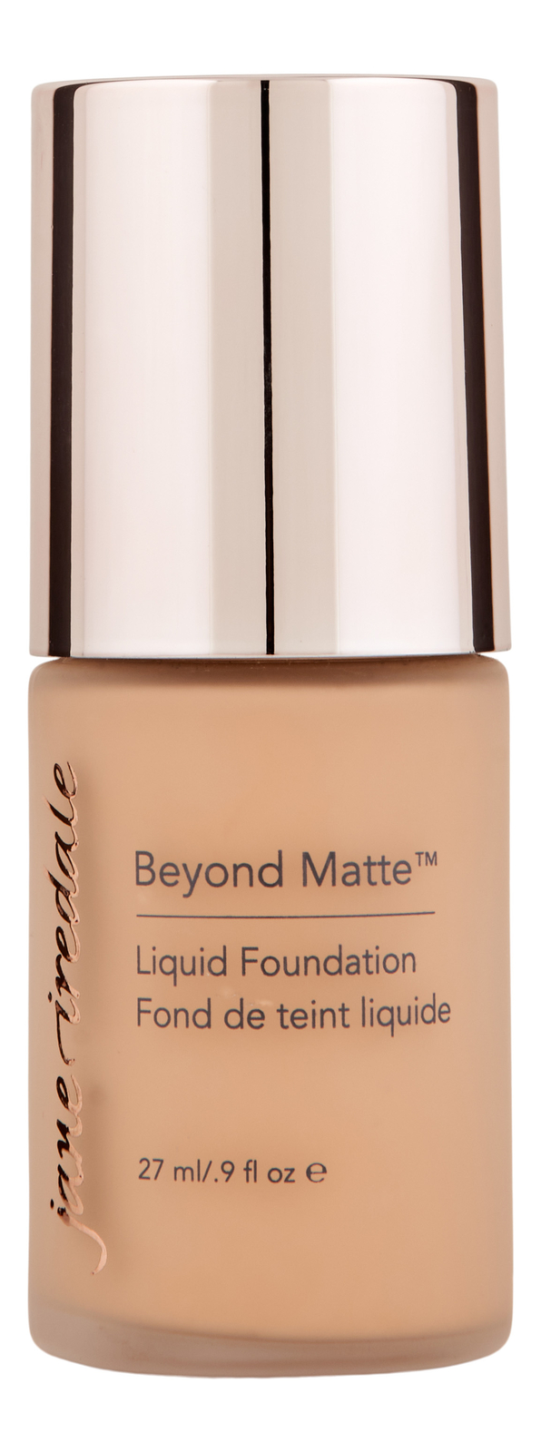 Jane Iredale Beyond Matte Liquid Foundation M7 Medium with Beige Undertones.
