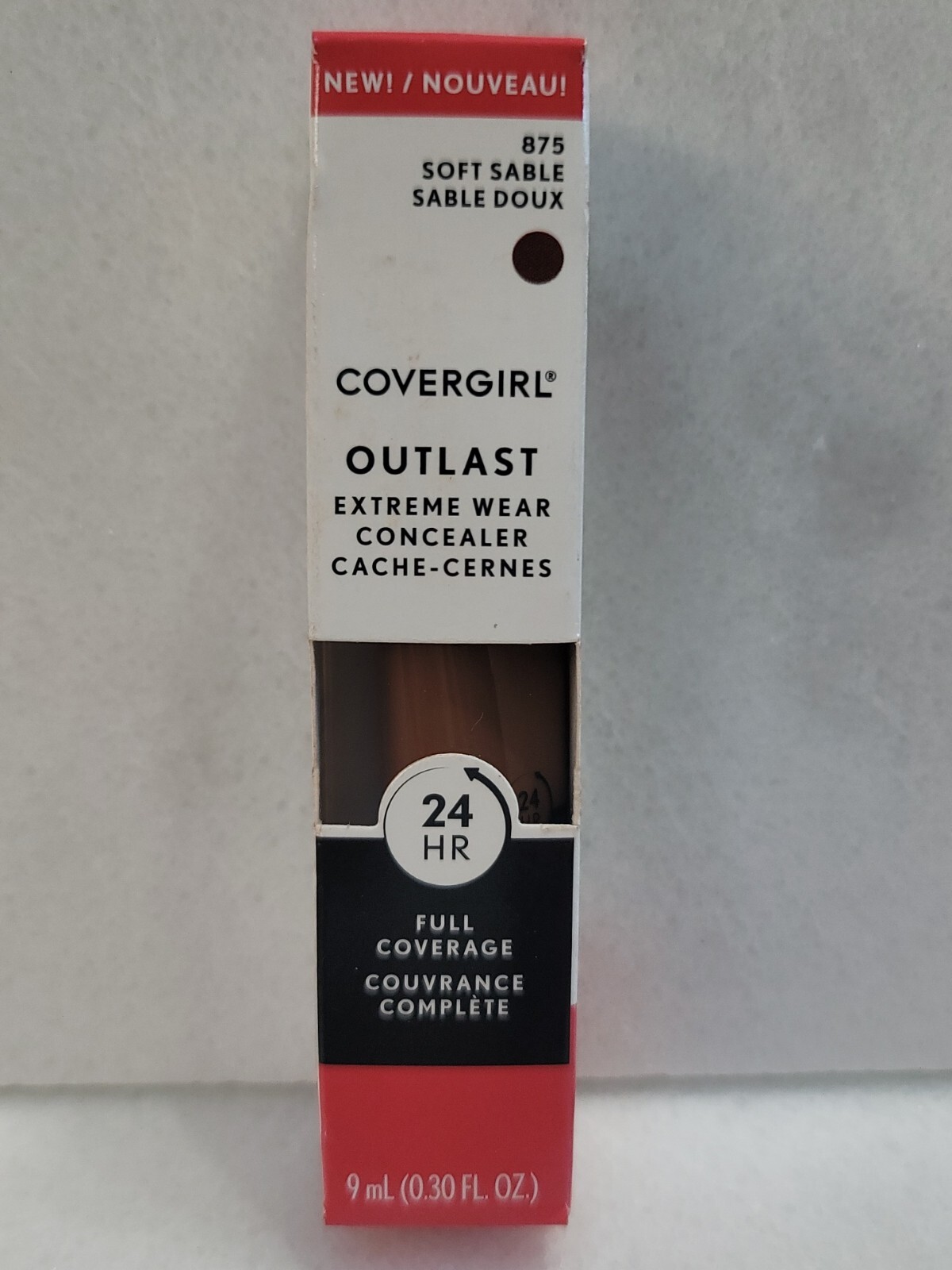 Covergirl Outlast Extreme Wear Concealer, 875 Soft Sable 24 Hour Wear Waterproof