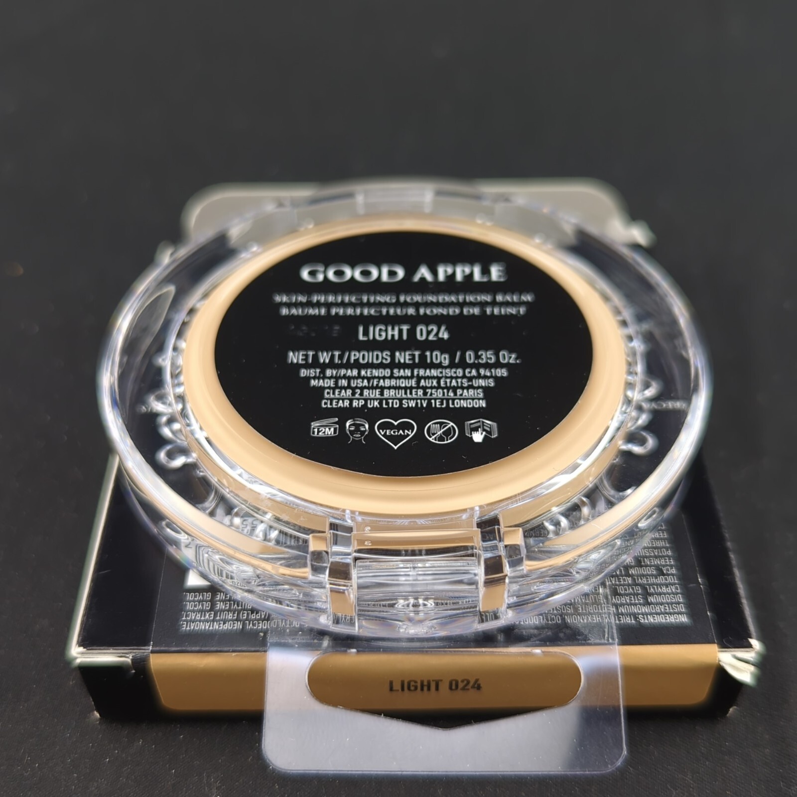 Kat Von D KVD Good Apple Skin Perfecting Foundation Balm “LIGHT 024” .35oz NIB