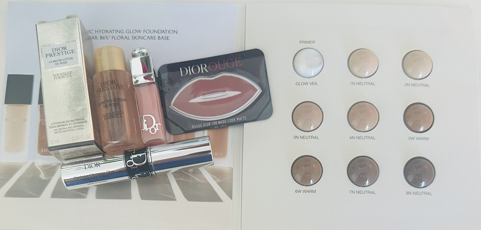 DIOR Forever Foundation, Prestige LA MICRO-LOTION, Lip Maximizer & Care, Mascara