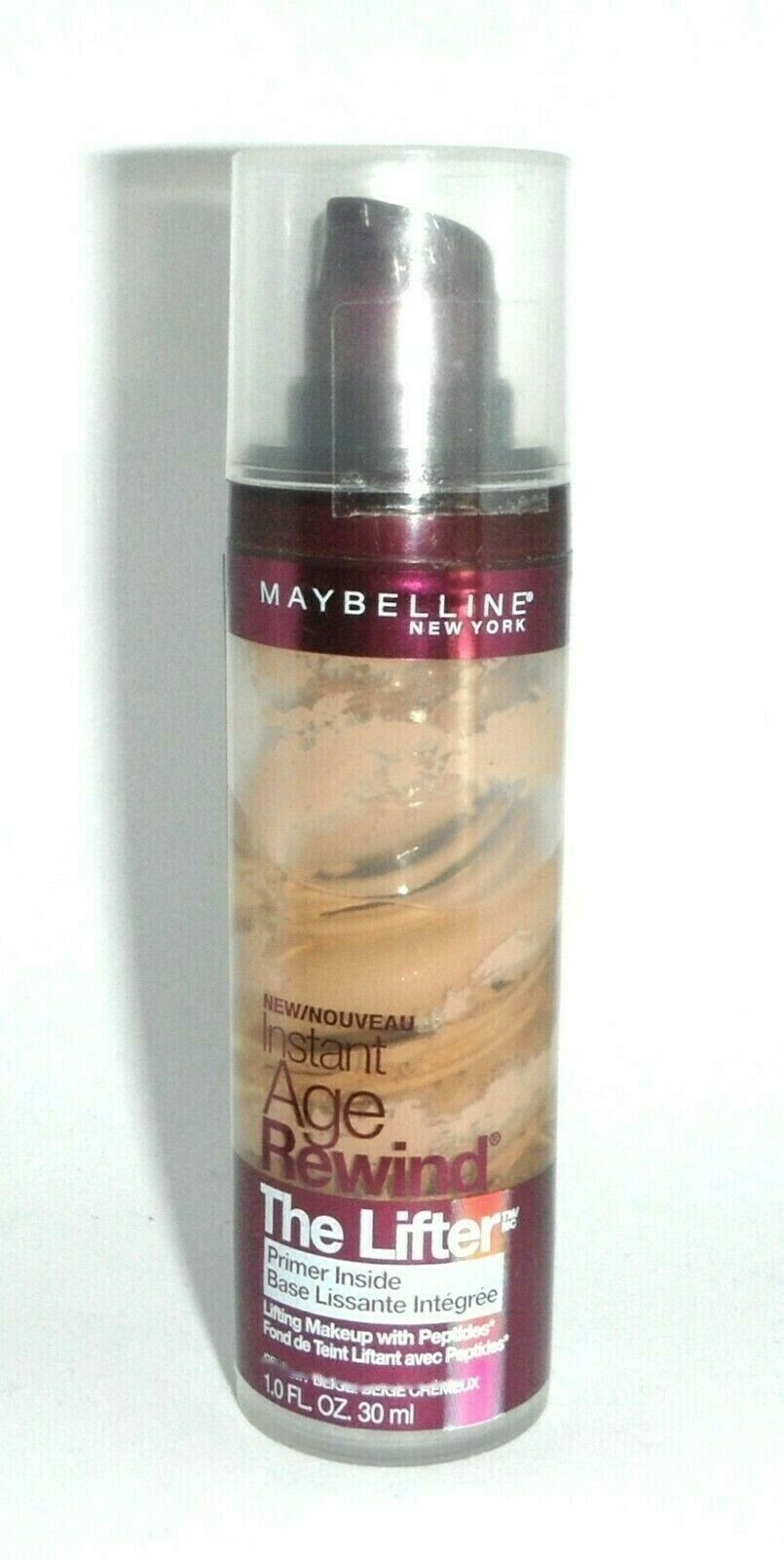 Maybelline Age Rewind The Lifter Primer Peptides Makeup all in one Classic Ivory