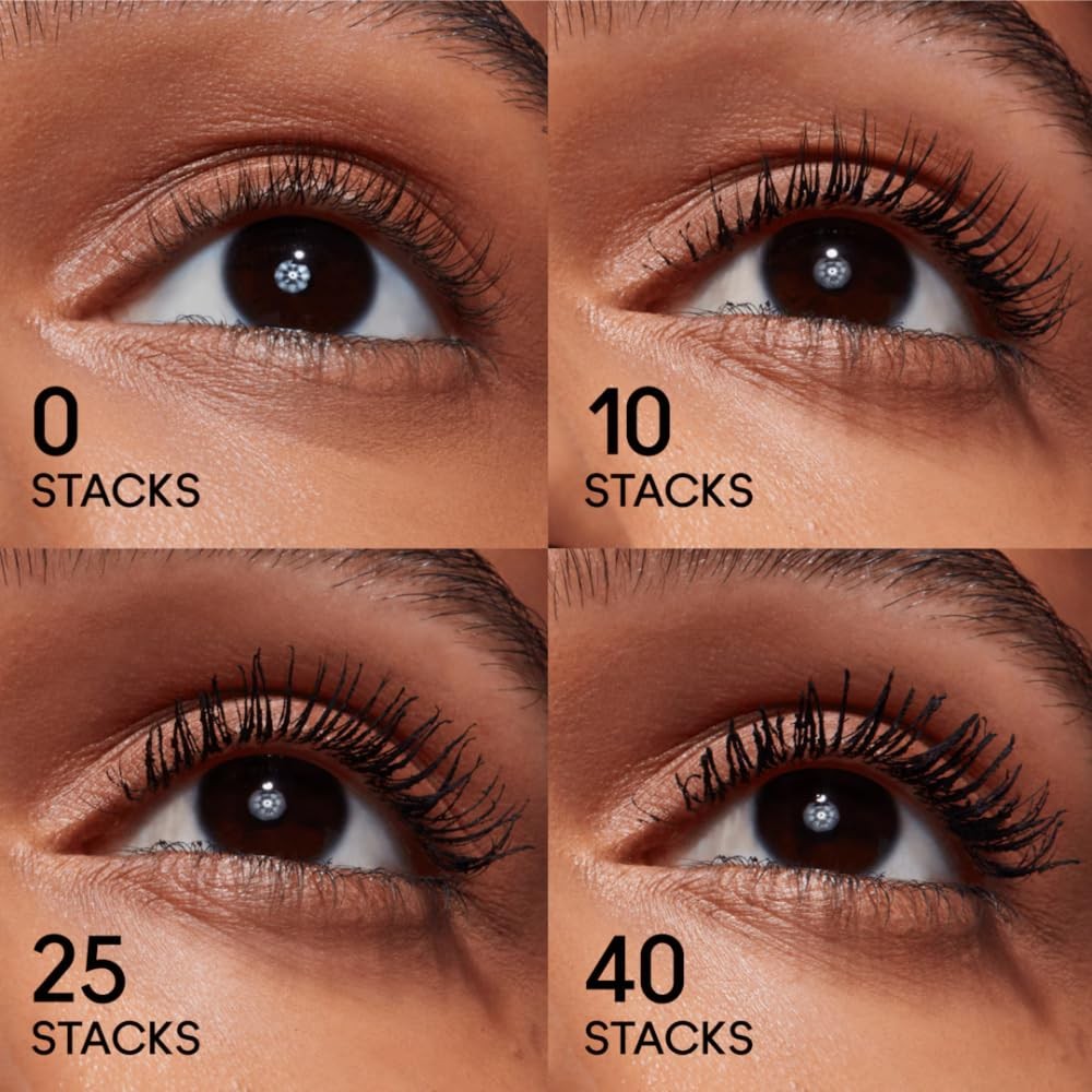Stack Superstack Mega Brush Waterproof Mascara – Black Stack by for Women – 0…
