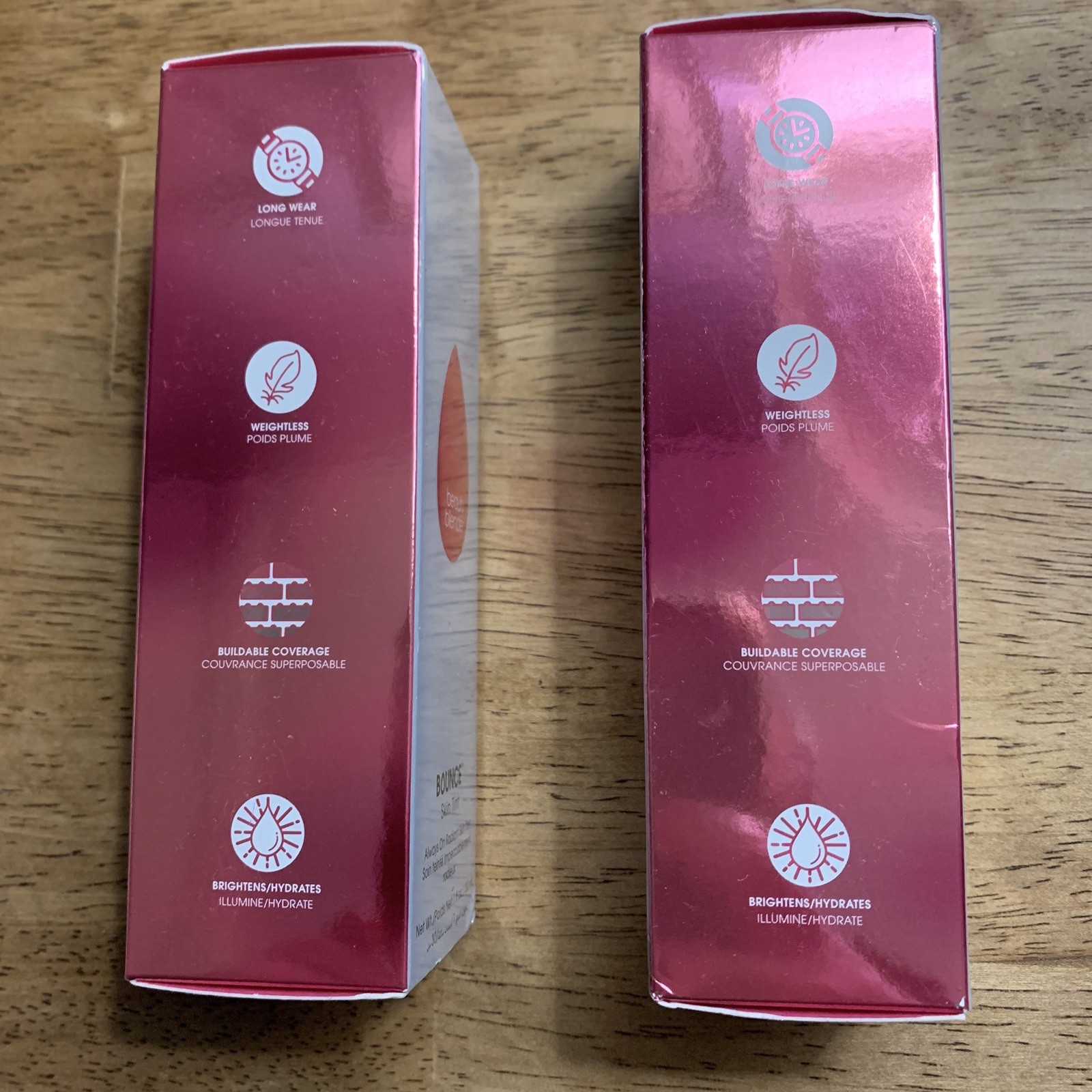 2 Pack Beautyblender Bounce 12-Hour Always on Radiant Skin Tint 30 ml-Deep 2