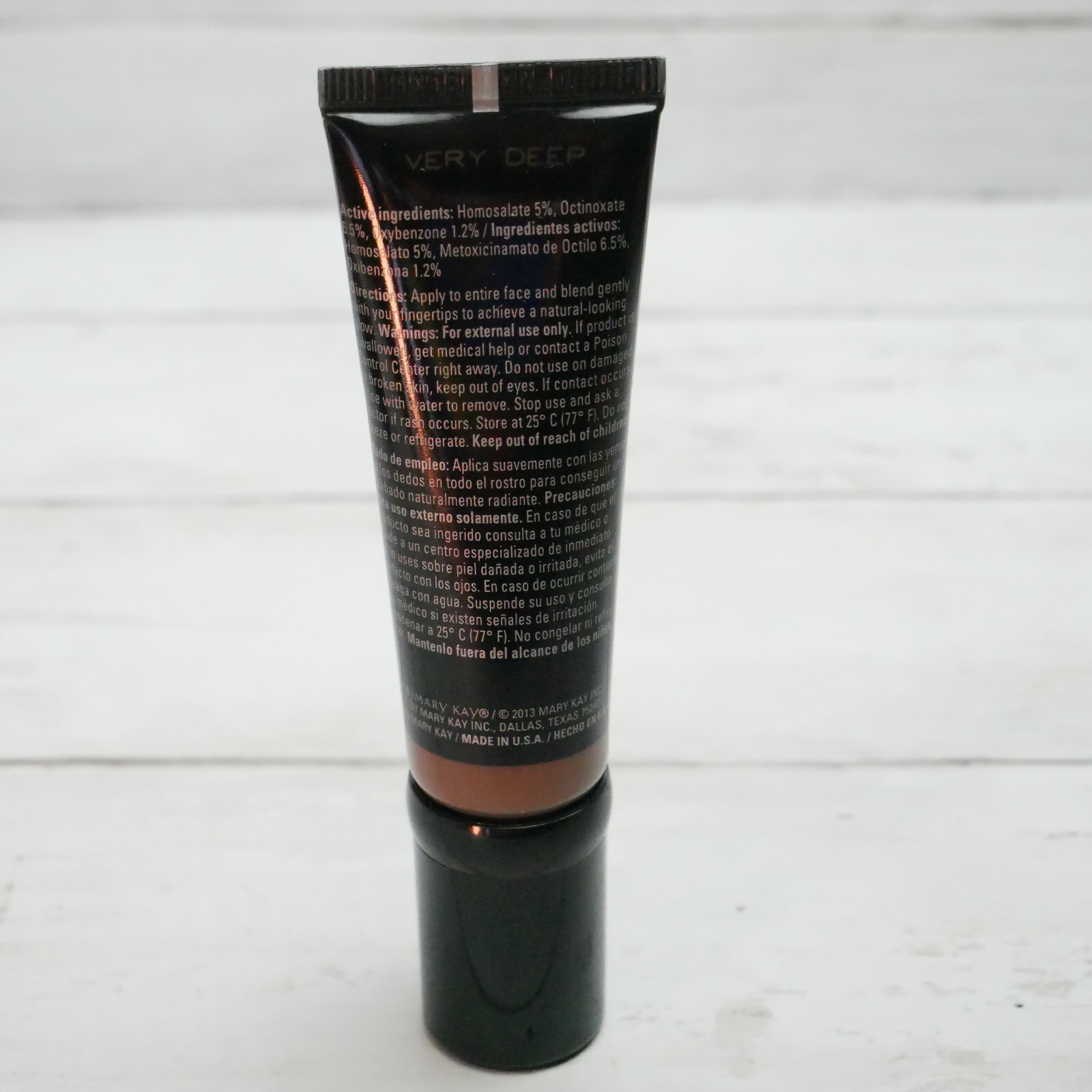 Mary Kay CC Cream Sunscreen Broad Spectrum SPF 15 Very Deep 1 FL OZ #086620 READ