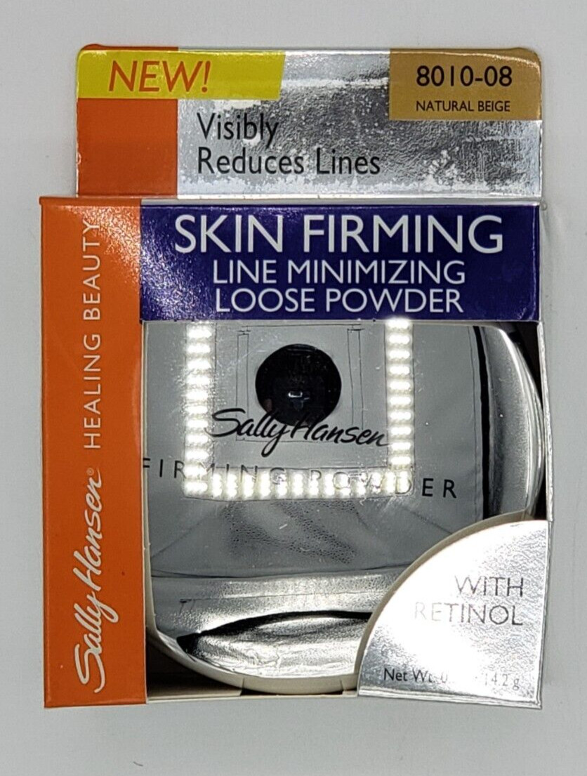 NEW Sally Hansen Skin Firming Line Minimizing Loose Powder Natural Beige 8010-08