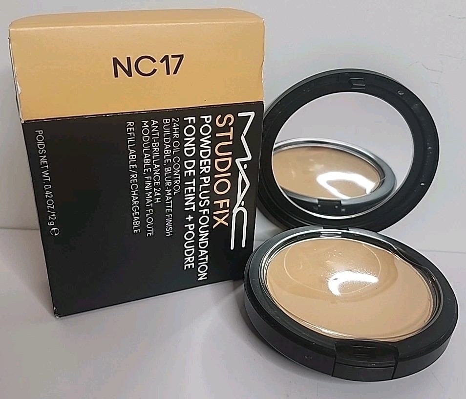 Mac – Studio Fix Powder Plus Foundation Matte Finish- NC17 – NIB – New Packaging