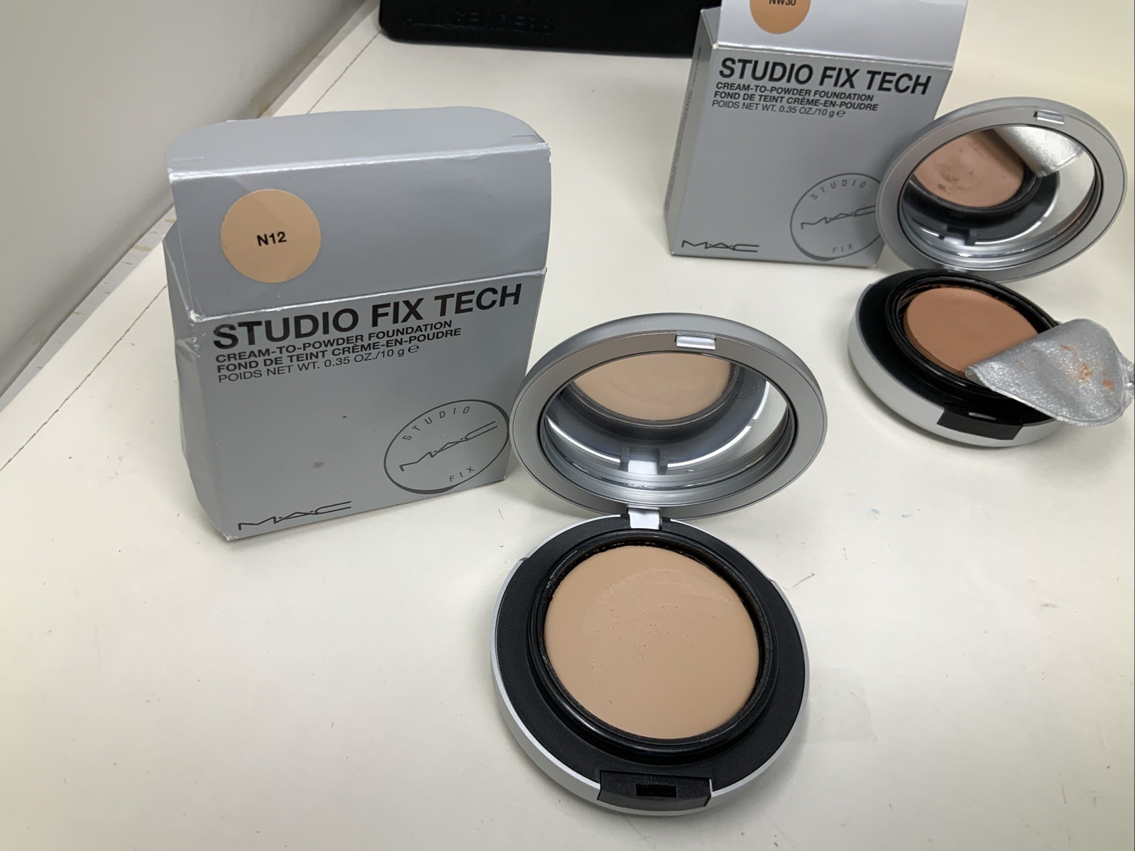 MAC Studio Fix Tech Foundation Lot of 7 Pieces Assorted Colors.