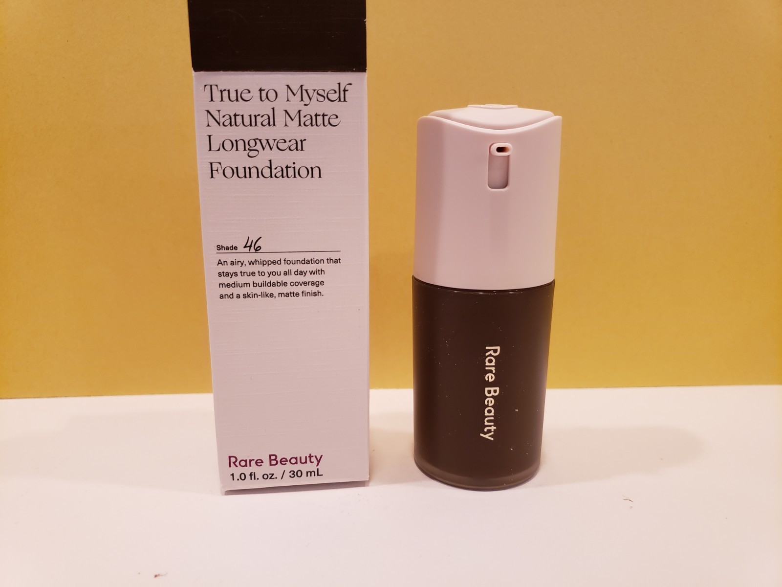Rare Beauty~True to Myself Matte Longwear Foundation ~ #46 ~ Deep Neutral ~NIB