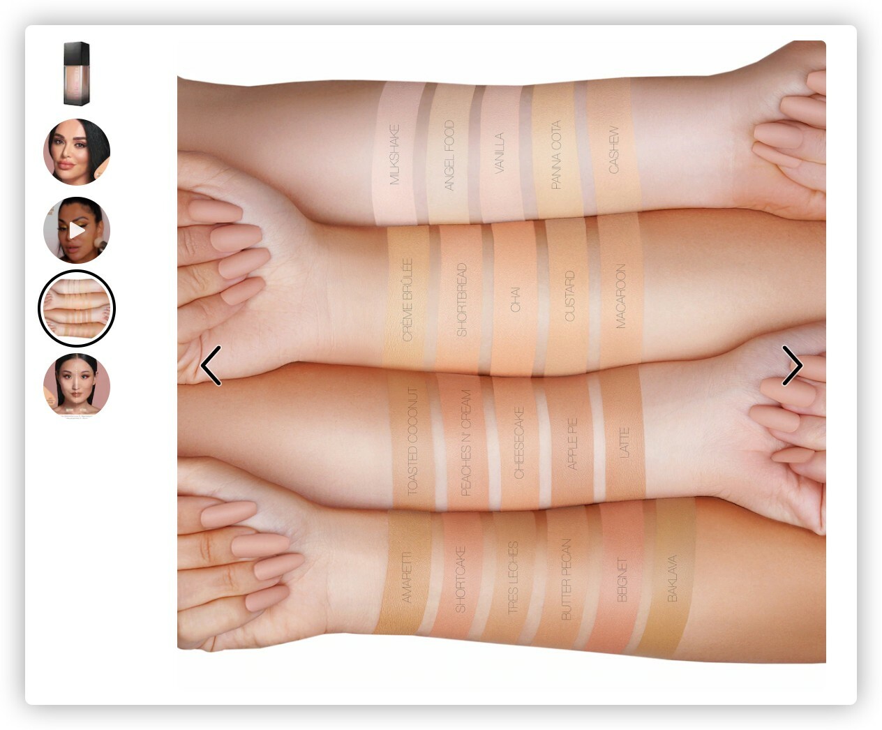 Huda Beauty #Fauxfilter Filter Foundation – Milkshake 100B – 1.18oz Authentic 