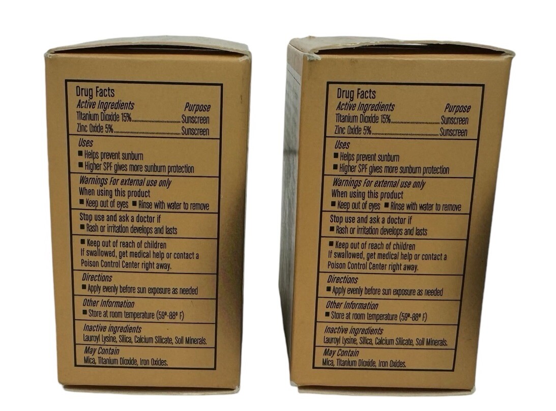 BareMinerals Matte Foundation Light 6g SPF 15 Lot of 2