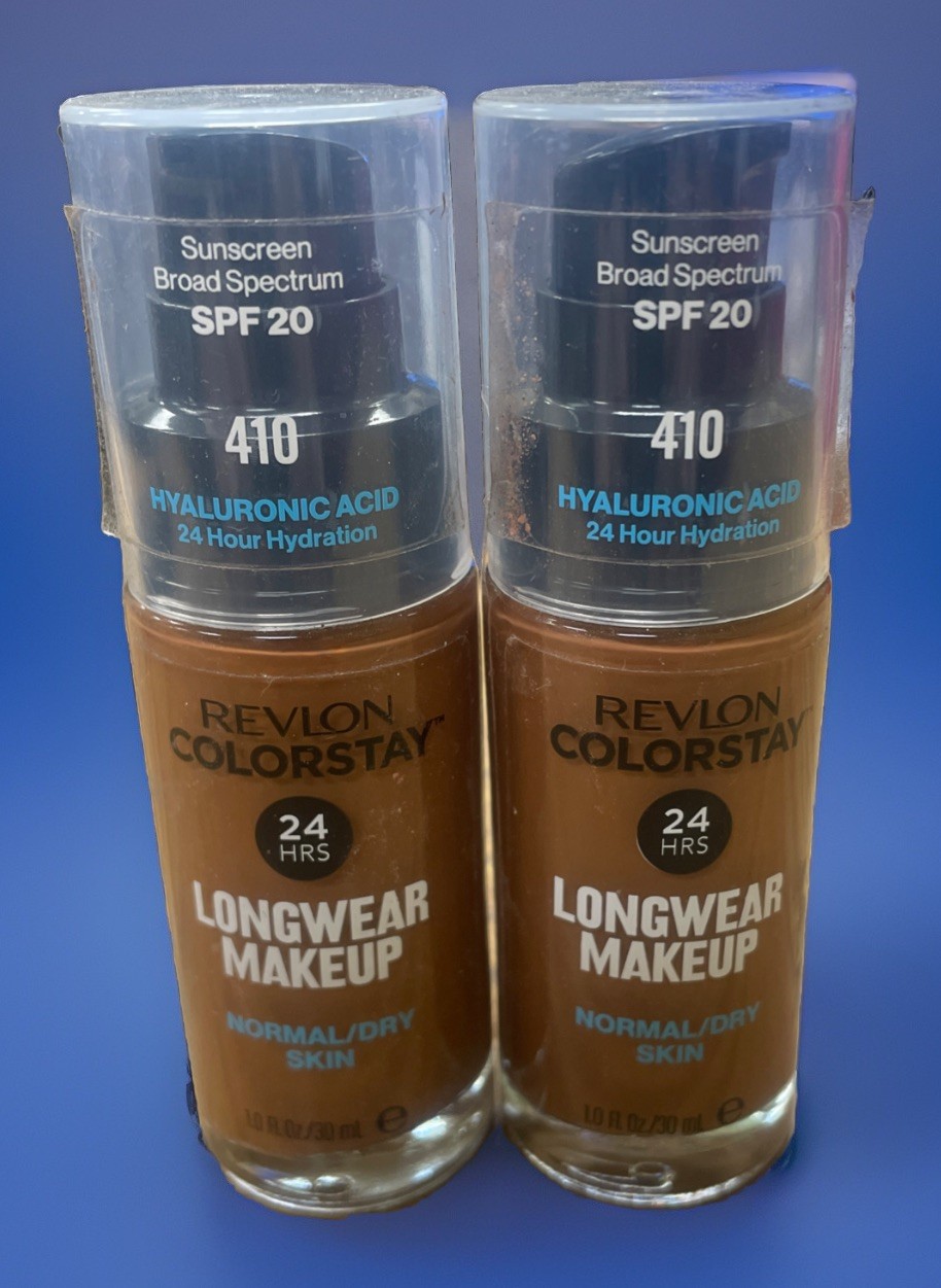 Revlon Colorstay 24HRS Foundation Normal Dry Skin 410 Cappuccino Lot Of 2