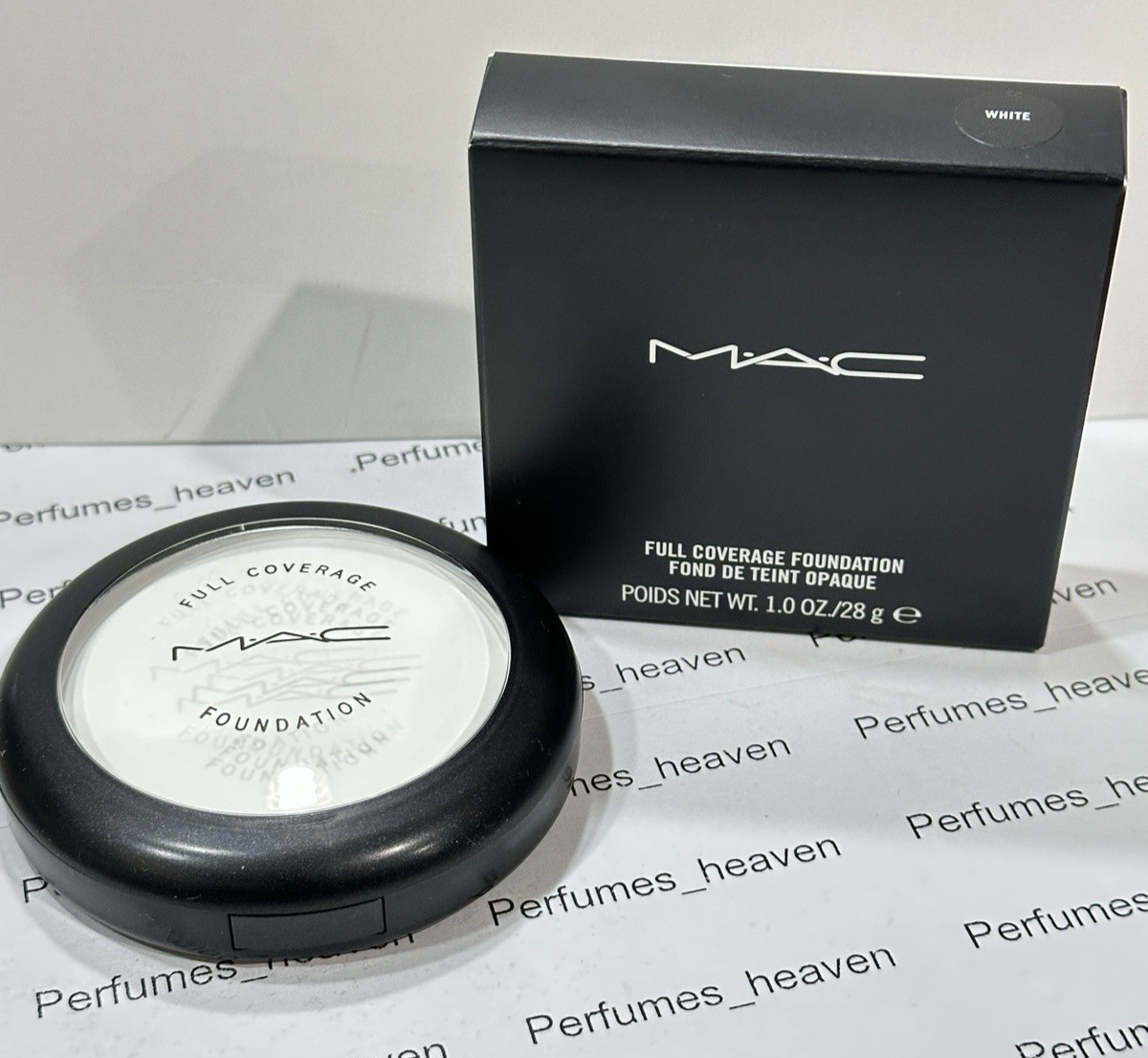 MAC Full Coverage Foundation WHITE Full Size 1.0 oz / 28g New In Box
