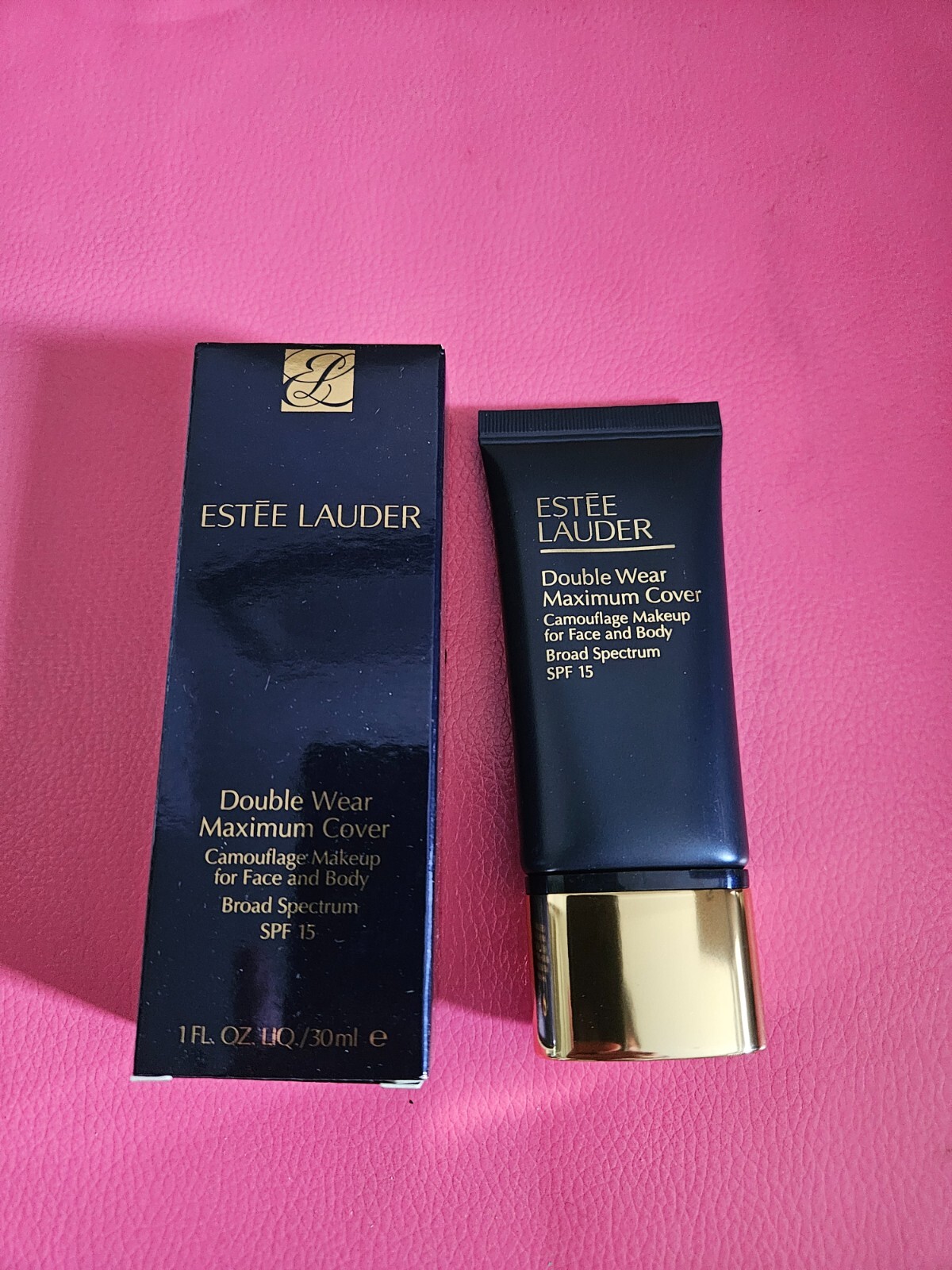 Estee Lauder Double Wear Maximum Cover Camouflage Makeup ~1C1 COOL BONE ~1oz~NIB