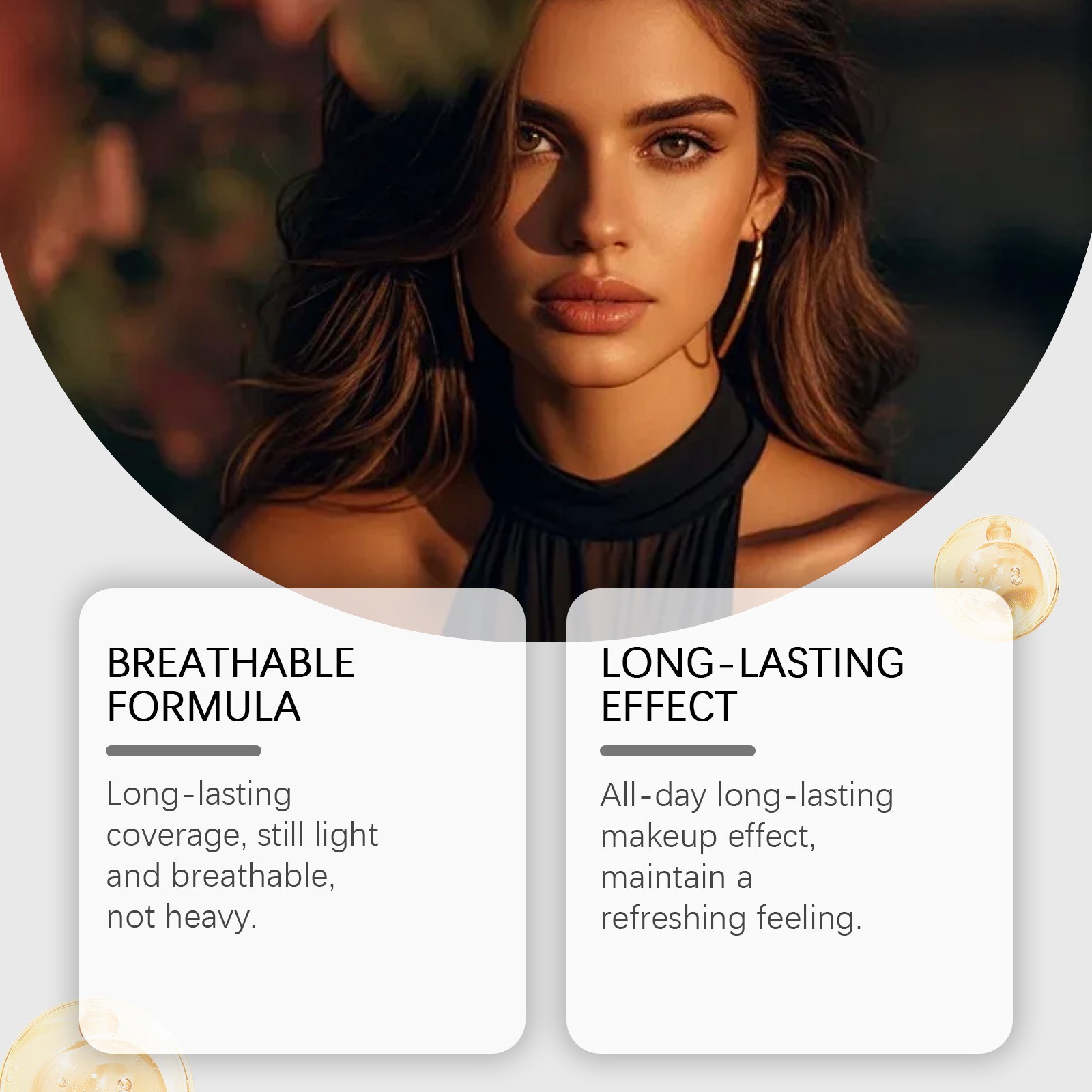 Luxe Color Changing Foundation for Women 30mL Light to Medium Color Coverage