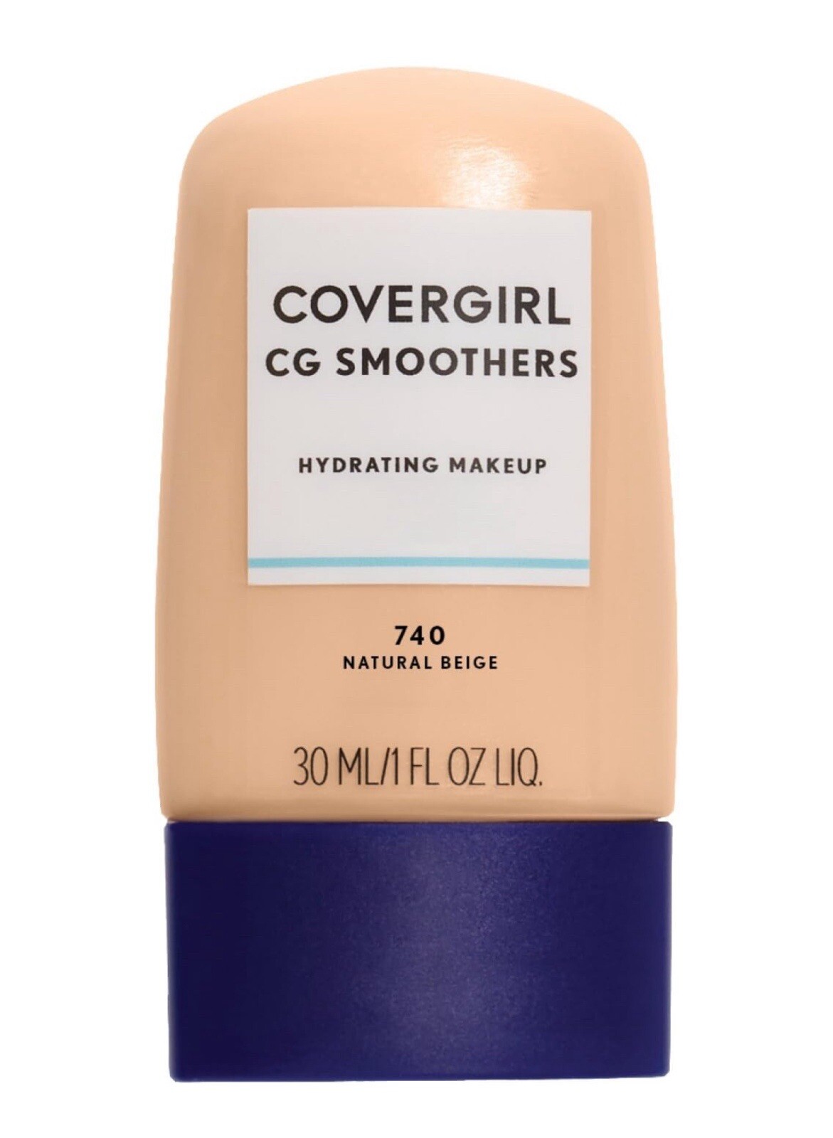 2 PACK COVERGIRL CG SMOOTHERS HYDRATING MAKEUP UNSCENTED 740 NATURAL BEIGE