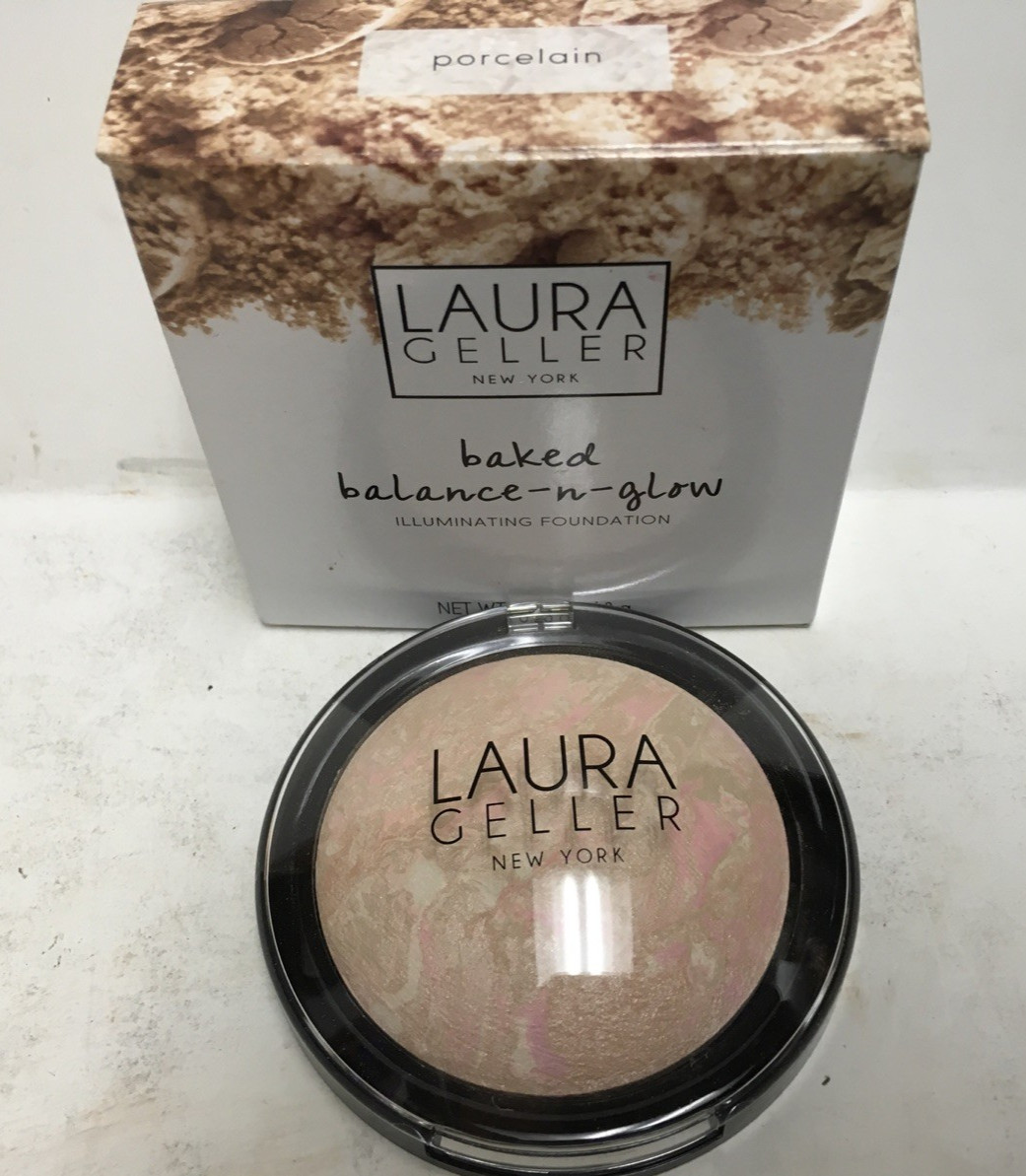 Laura Geller Baked Balance-N-Glow Illumination Foundation ( Porcelain) 0.28 oz