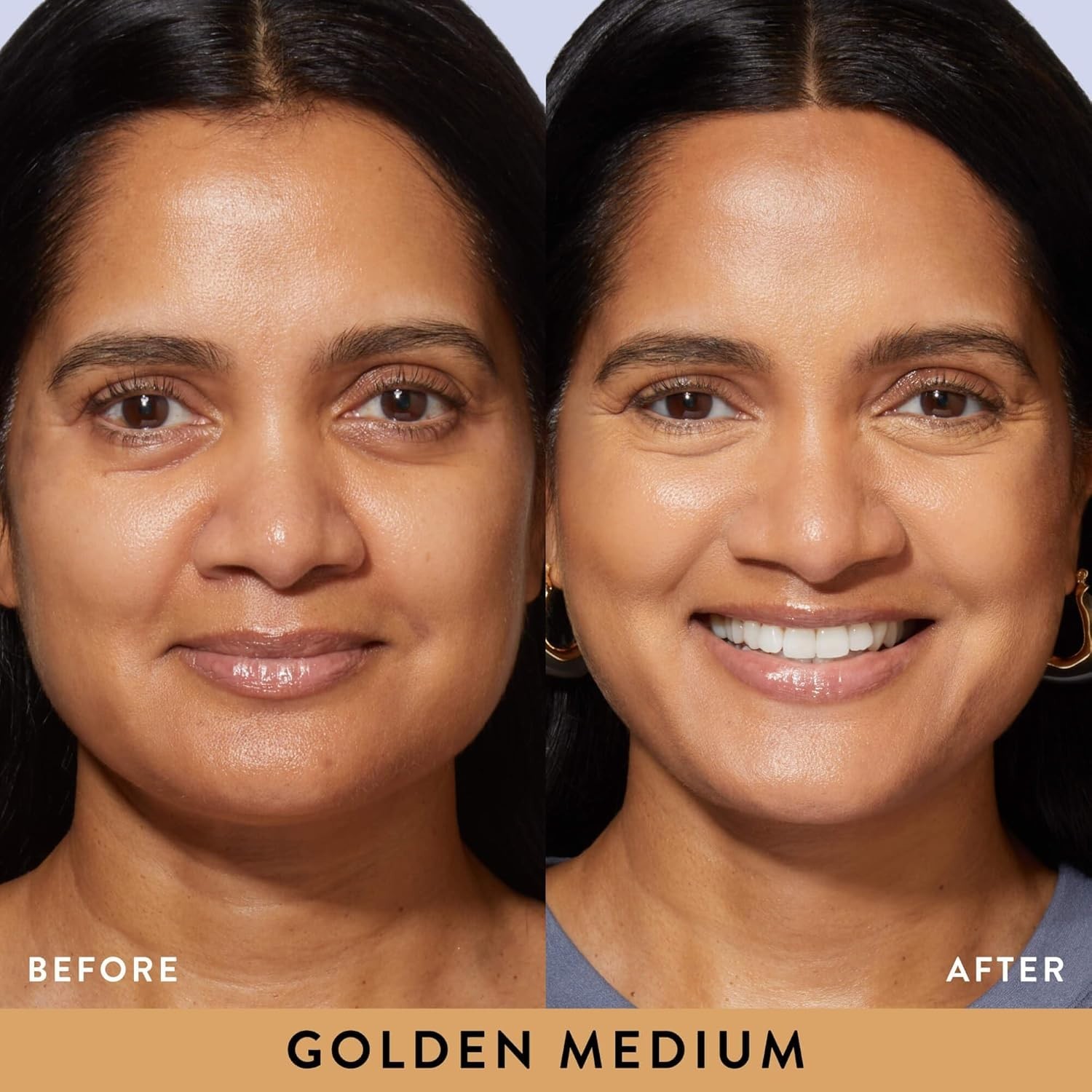 Demi-Matte Color Correcting Foundation – Lightweight Coverage in Golden Medium