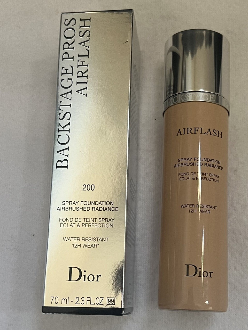 Dior Backstage Airflash Pros Spray Foundation # 200 – 2.3 oz/70 ml Authentic NIB