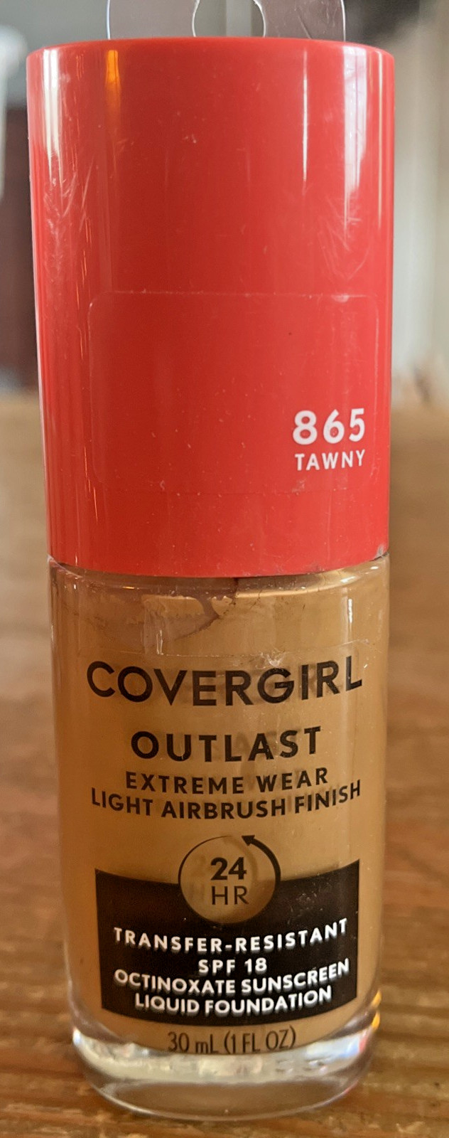 COVERGIRL Outlast Extreme Wear 3-in-1 Foundation 865 Tawny 1oz New