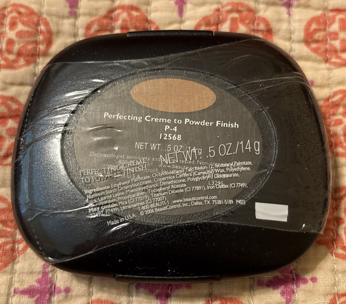 BeautiControl Perfecting Creme-to-Powder Finish P-4 12568 0.5 oz Sealed New