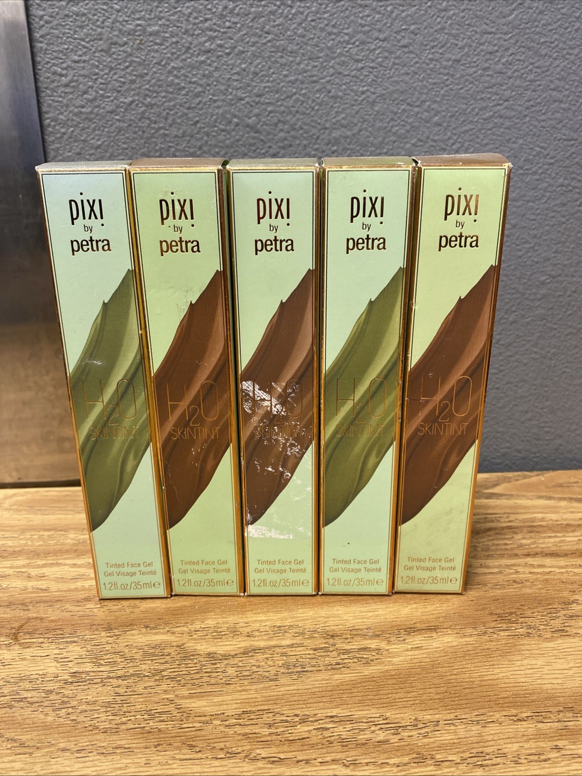 Pixi by Petra H2O SkinTint 1.2 Oz/35ml COCOA Lot Of 5