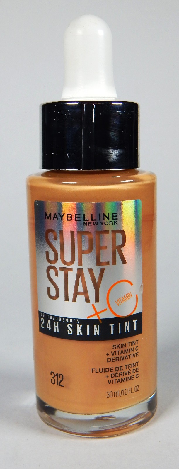 NEW MAYBELLINE SUPER STAY SHADE #312 24H SKIN TINT + VITAMIN C 1.0 fl oz FRANCE