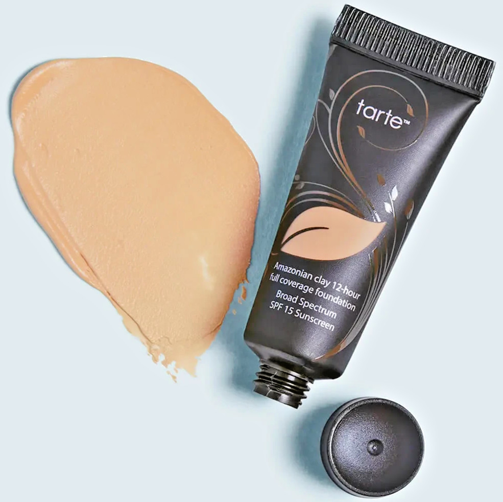 *TARTE* 🎆”BEAUTY~BUNDLE”🎆 FOUNDATION/BASE TAPE/TINTD HYDRATR/PRIMR w/👝”BAG”👝