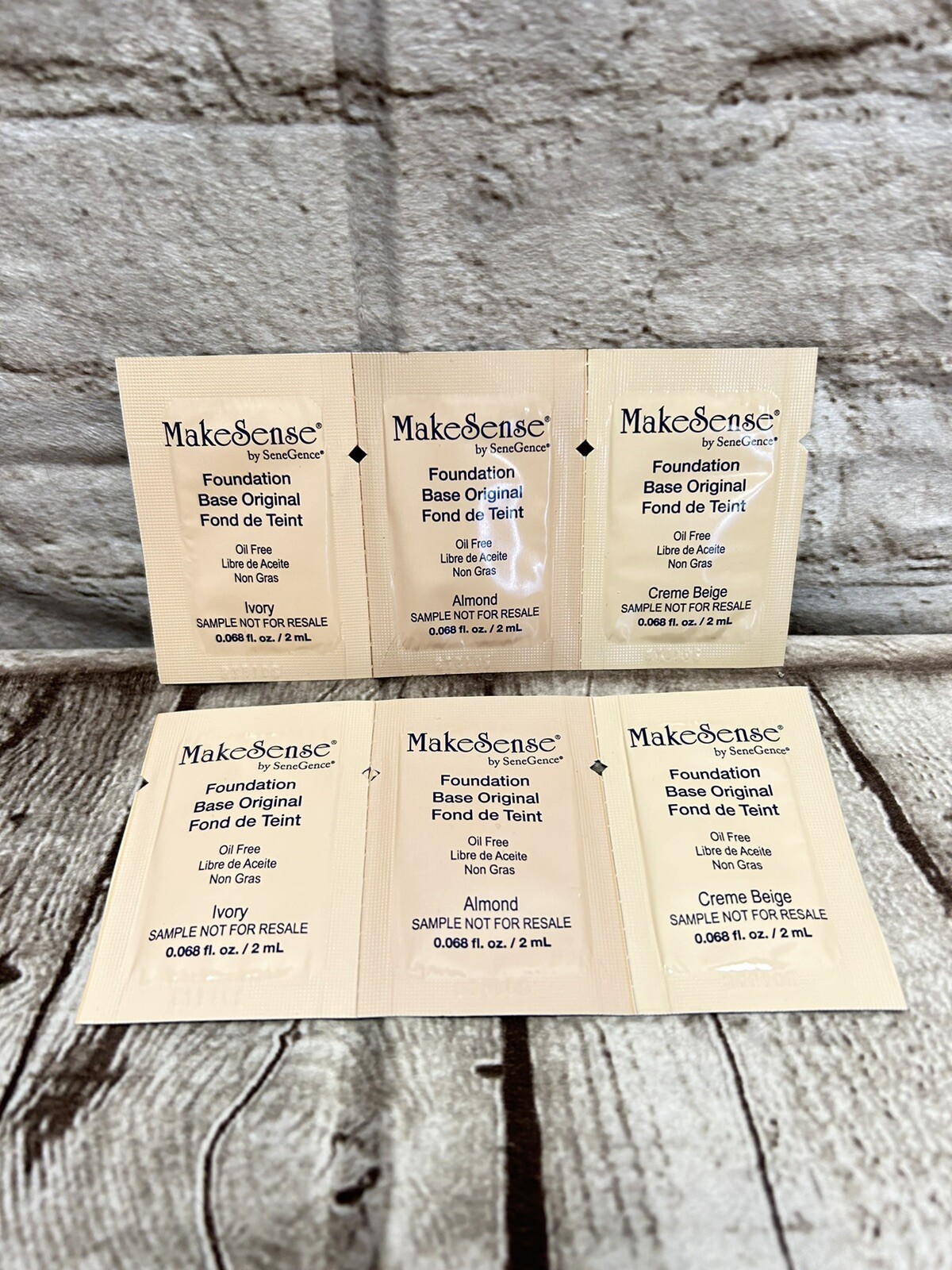 6 SeneGence MakeSense Color Correcting Tinted Moisturizer 2ml Brand New Ivory
