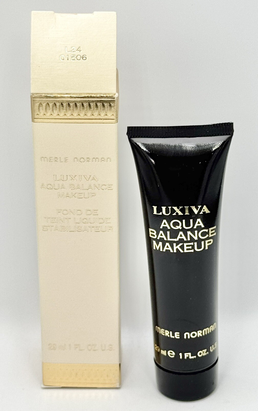Merle Norman Luxiva Aqua Balance Makeup – Shade L24 – 1 fl. oz. Full Size NIB