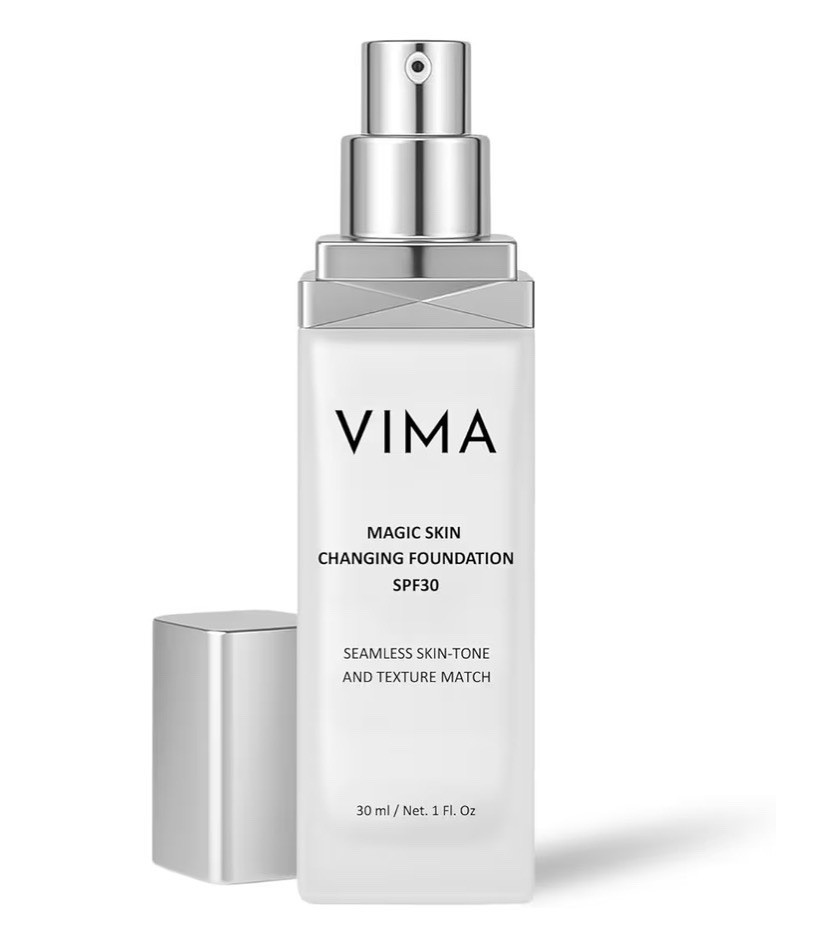 Vima Color Changing Foundation with Sunscreen – Fragrance-free – Paraben-Free…