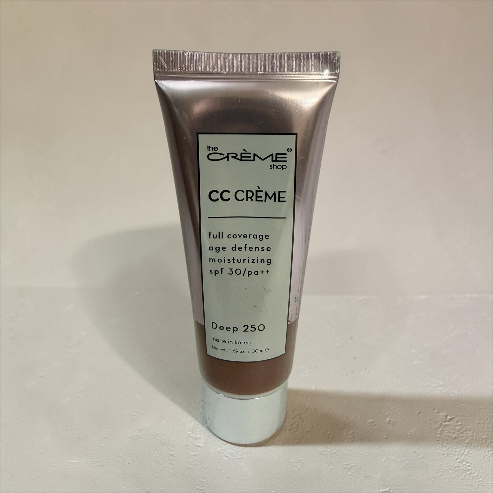The Creme Shop CC Creme Deep 250 Full Coverage Age Defense SPF 30 PA++ 1.69oz