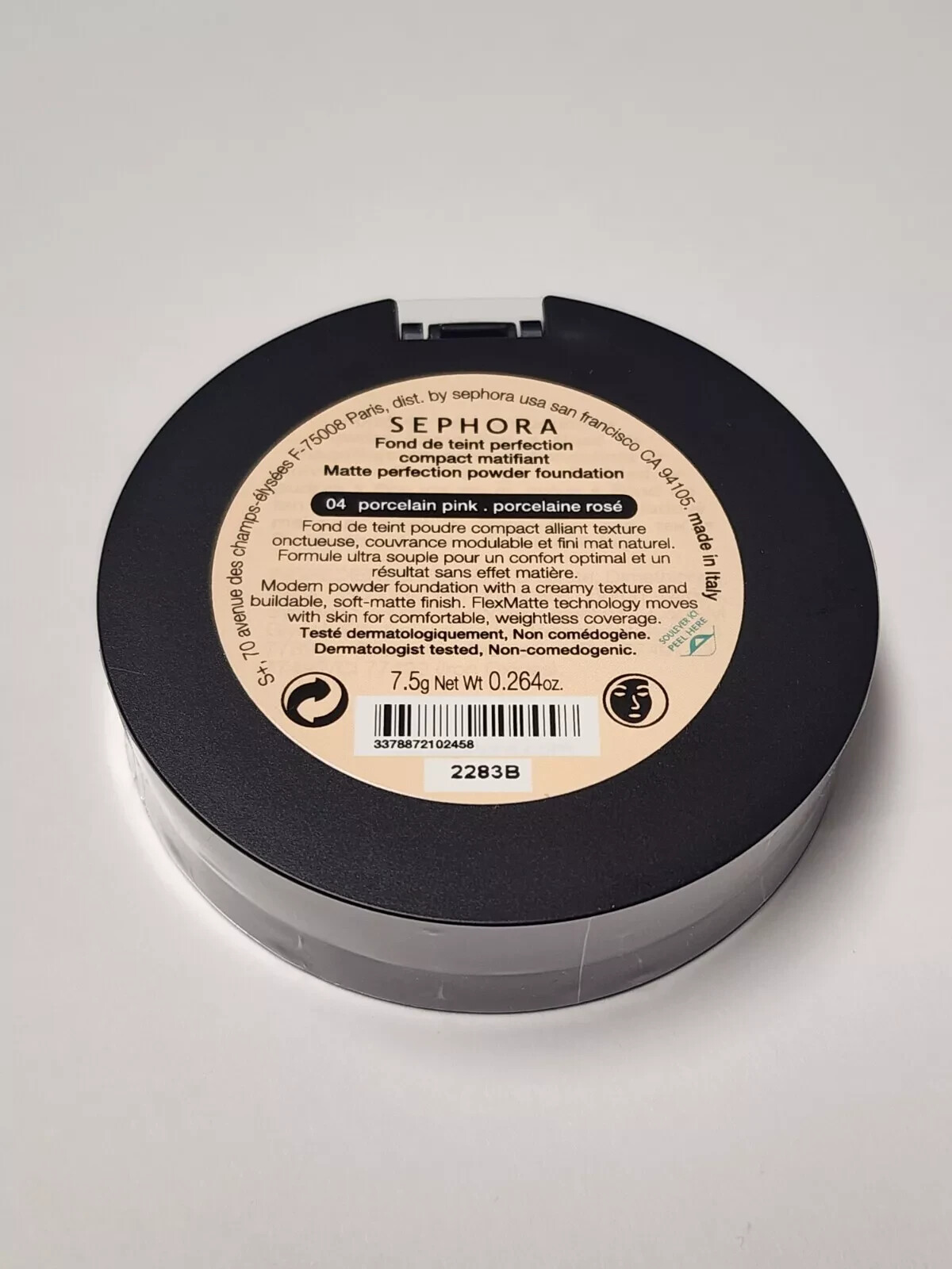 SEPHORA Matte Perfection Powder Foundation – 04 Porcelain Pink – Full Size
