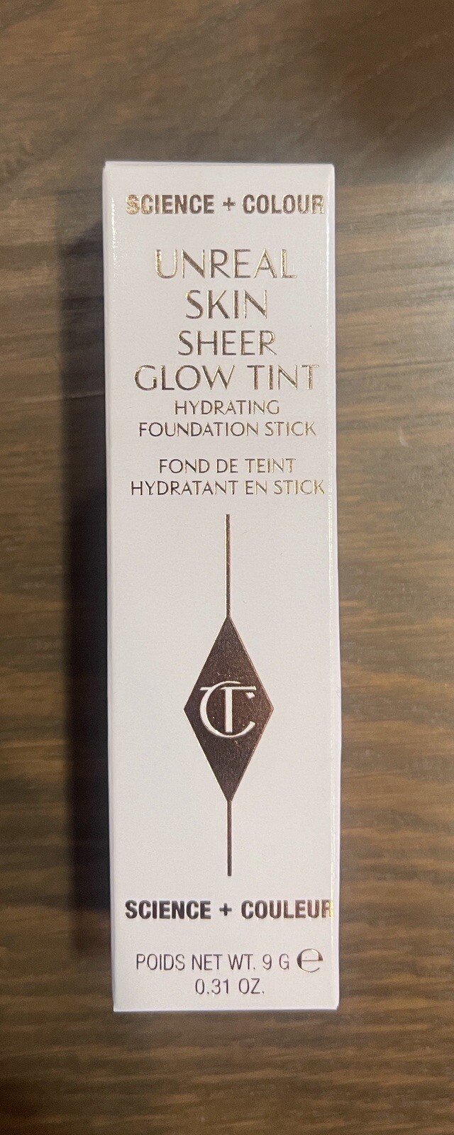 Charlotte Tilbury Shade 6 Unreal Skin Sheer Glow Hydrating Foundation Stick