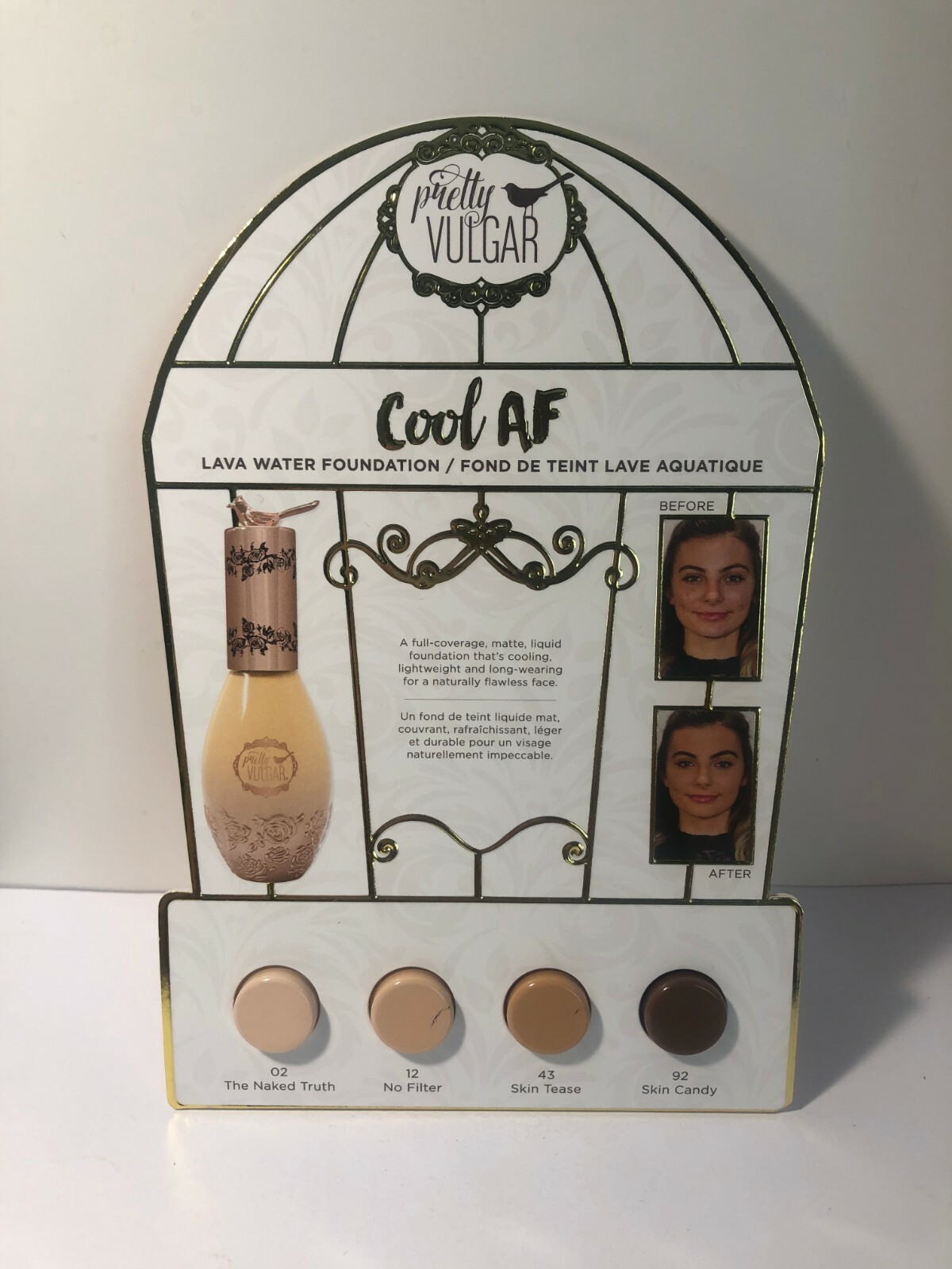 Pretty Vulgar COOL AF Lava Water Foundation TRIAL BUBBLES 02, 12, 43, 92 NEW