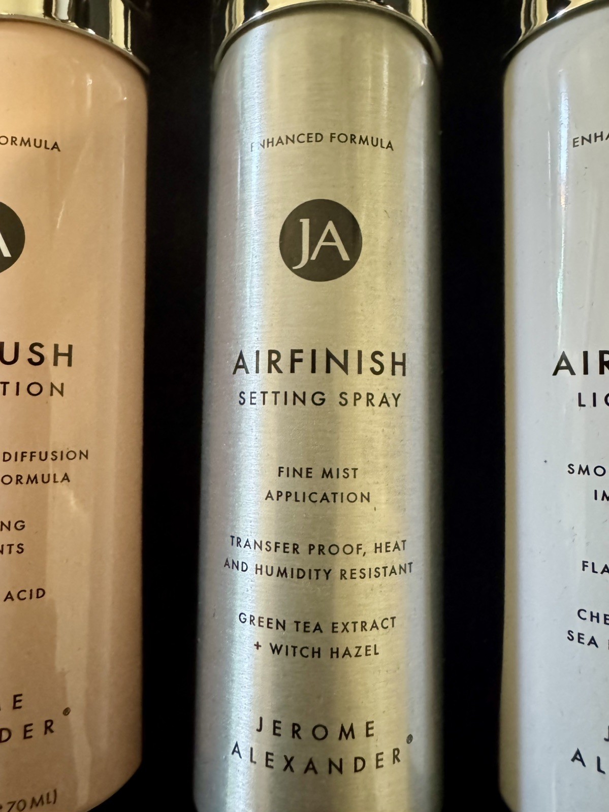 Jerome Alexander MagicMinerals Airbrush Foundation Makeup Set 4pc Spray Warm Med