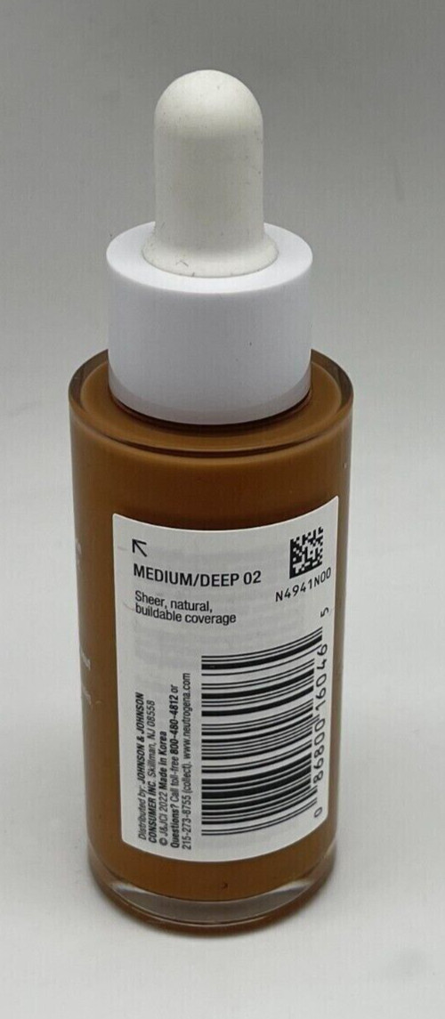 Neutrogena Healthy Skin Sensitive Serum Foundation 02 Medium/Deep ⭐LOT OF 2⭐