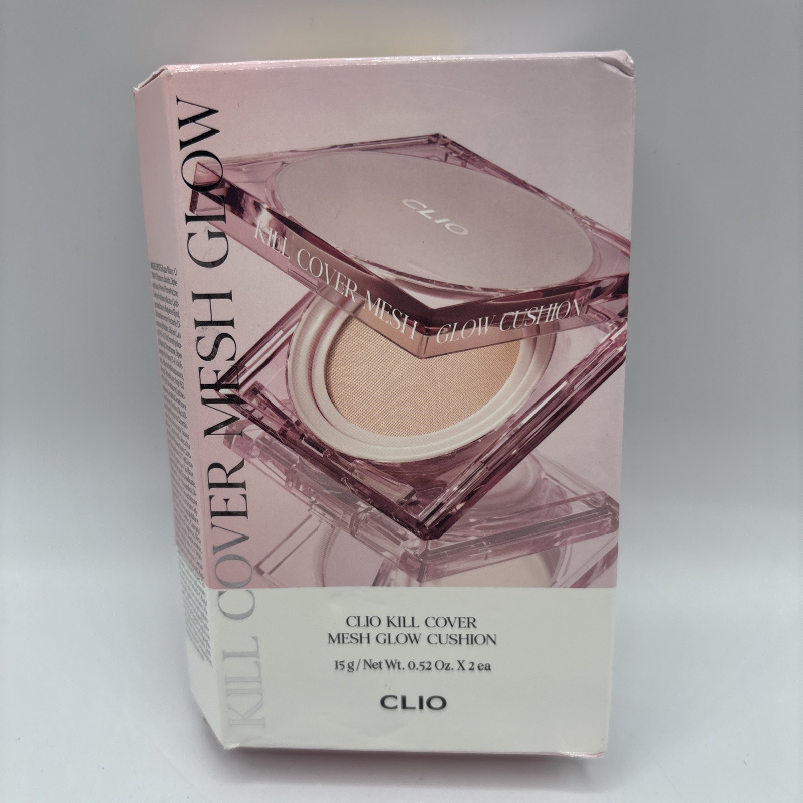 [CLIO] Kill Cover Mesh Glow Cushion Foundation(Refill Included), 21N Linen