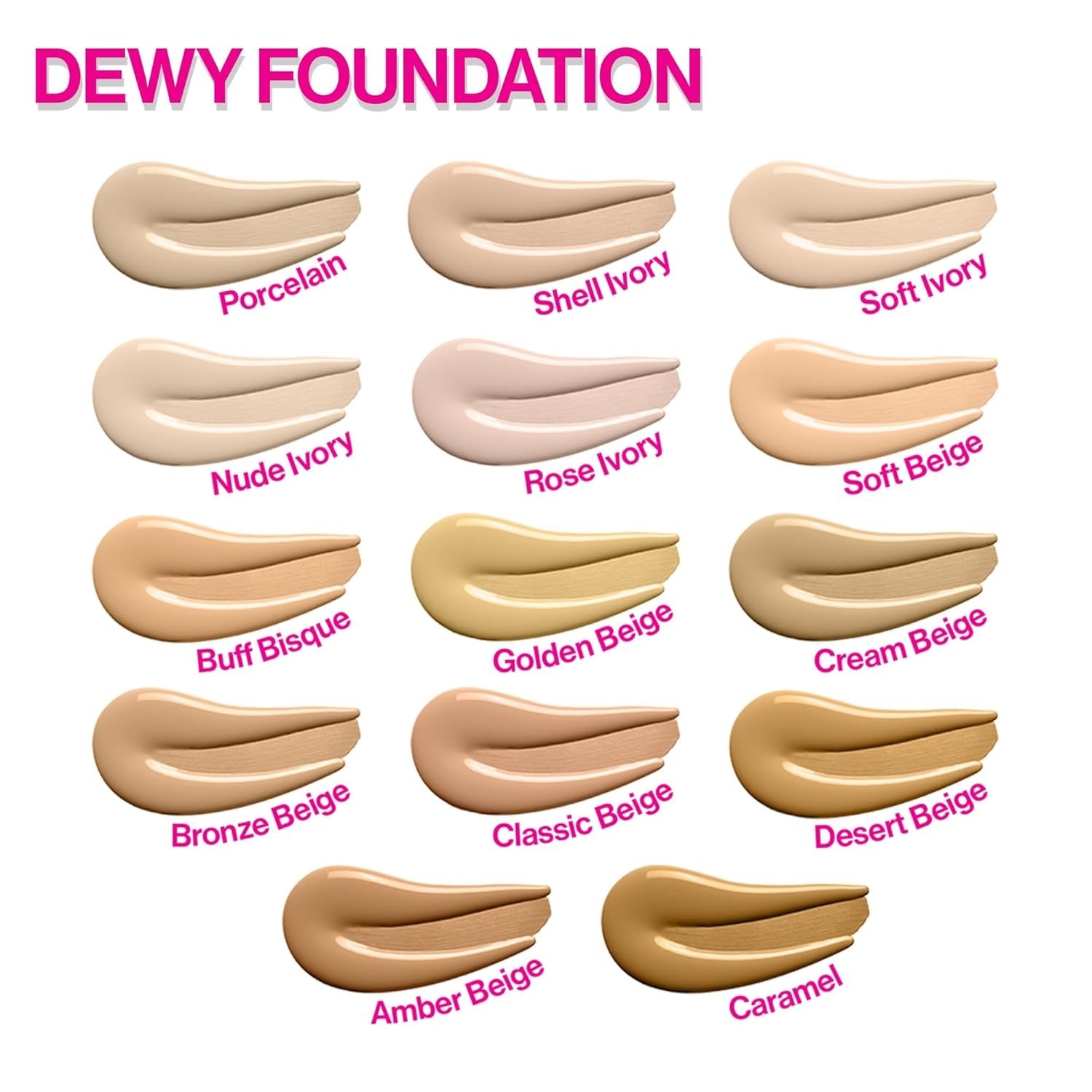 Photo Focus Dewy Liquid Foundation – Soft Ivory, Flawless Radiance for All Skin