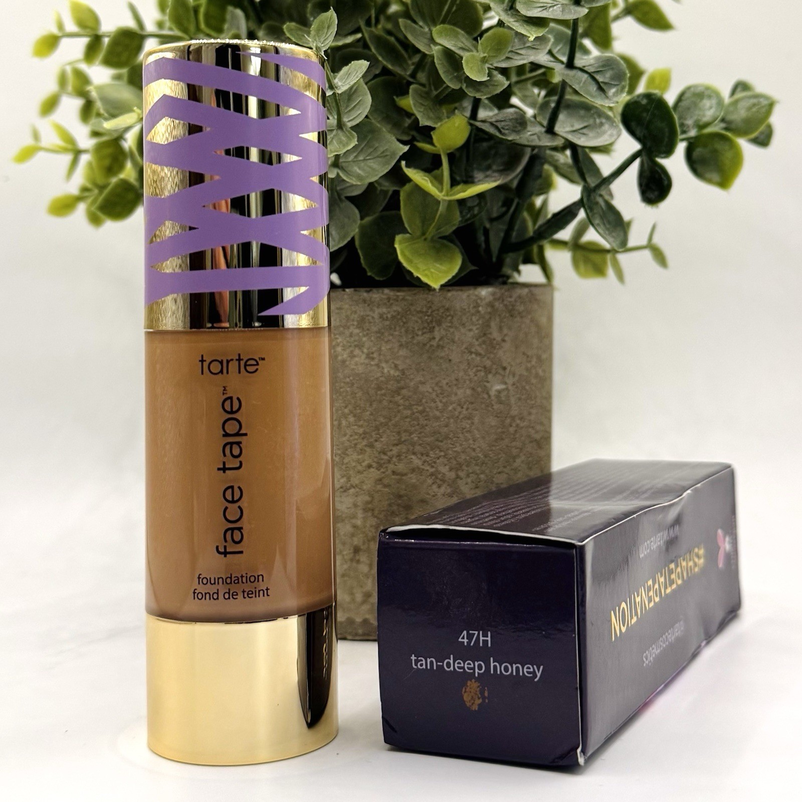 Tarte Face Tape Foundation Tan-Deep Honey 47H Full Coverage 1.01 fl oz