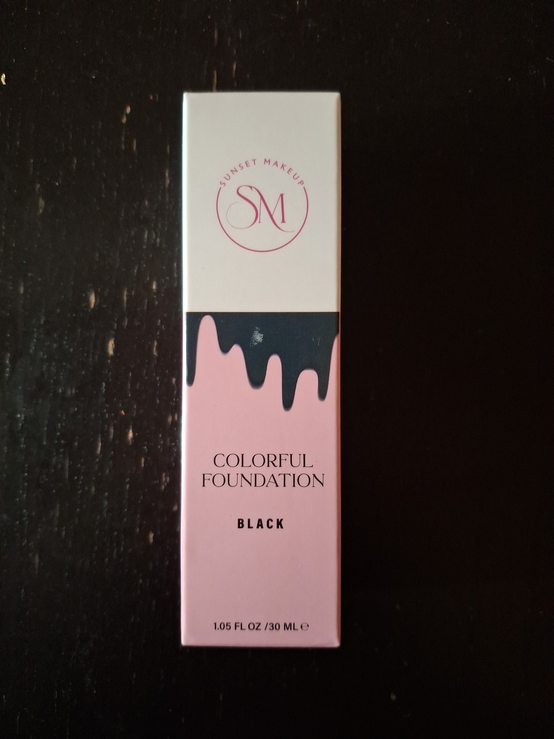 Sunset Makeup Black Foundation Goth Makeup Vegan Cruelty Free NEW SEALED