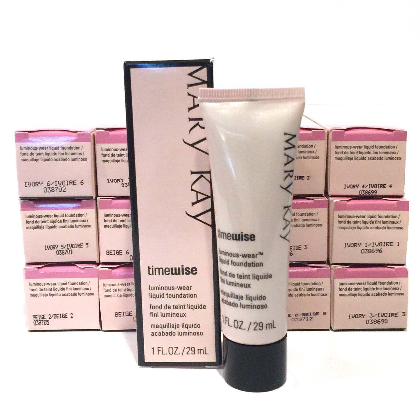 MARY KAY TIMEWISE LUMINOUS WEAR LIQUID FOUNDATION~YOU CHOOSE SHADE~DISCONTINUED!
