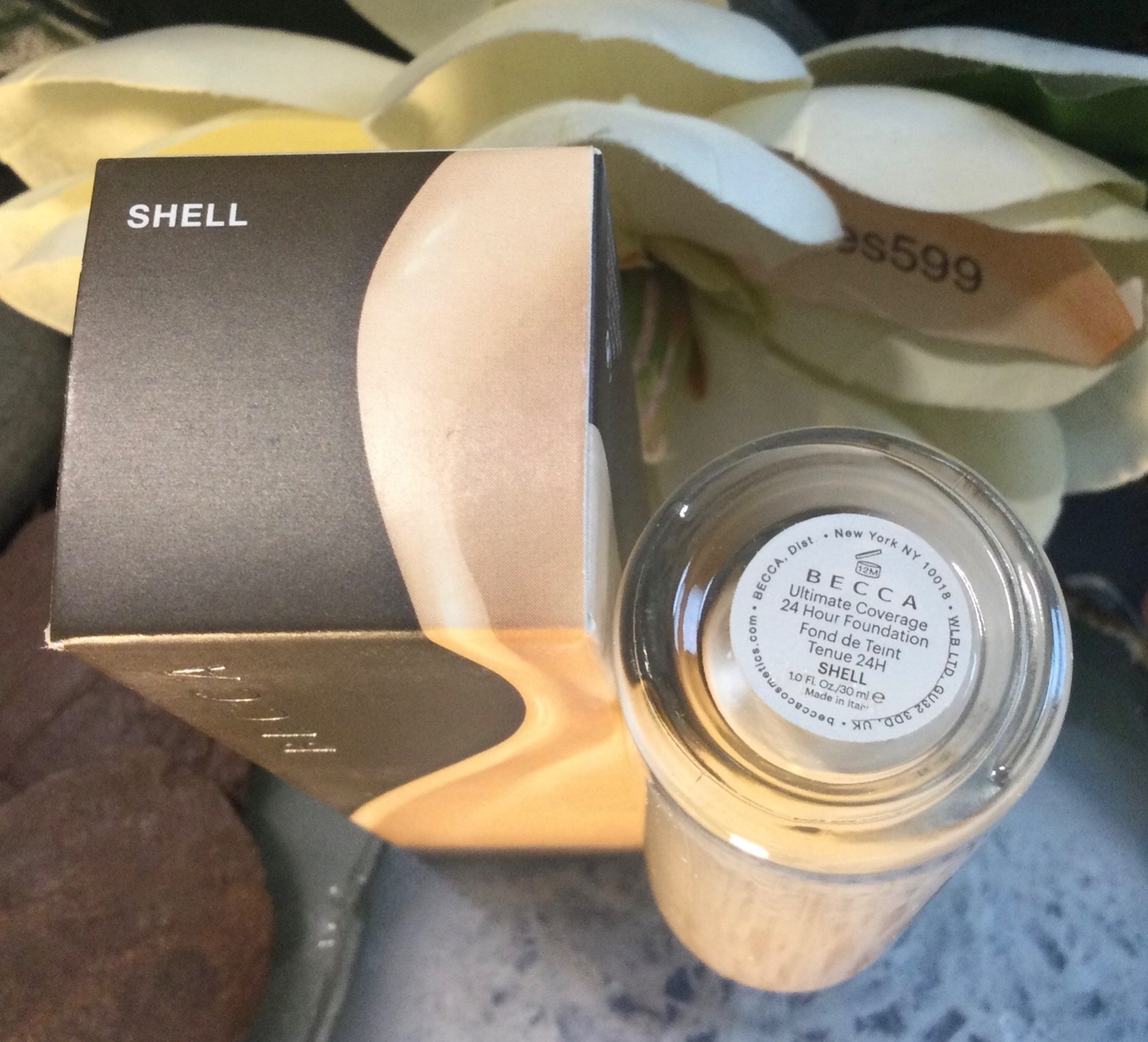 💥 NEW Becca Ultimate Coverage~SHELL~24hr Foundation Full Size 1 oz / 30 ml