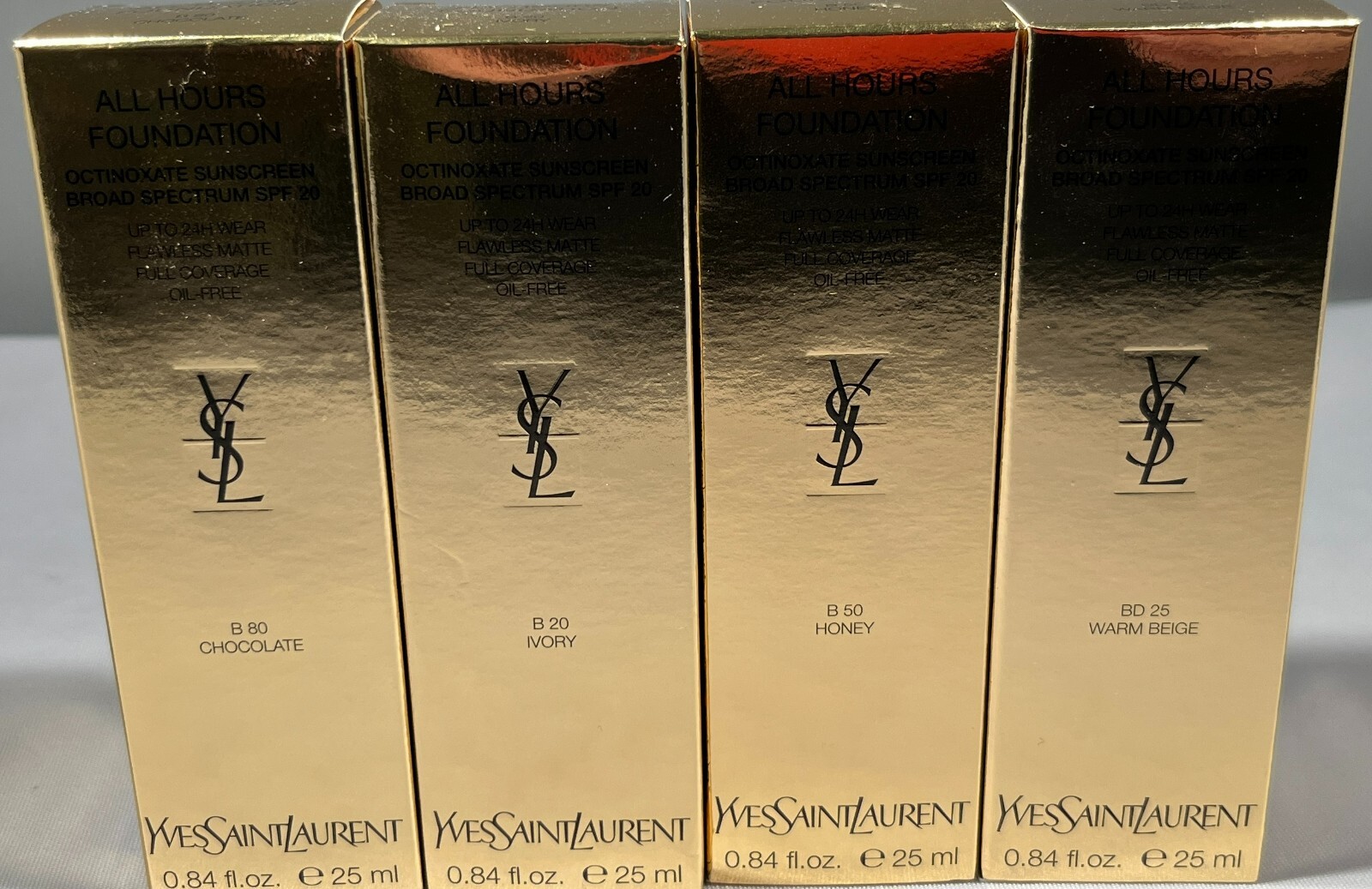 YSL Yves Saint Laurent All Hours Foundation, 0.84 oz – CHOOSE SHADE!