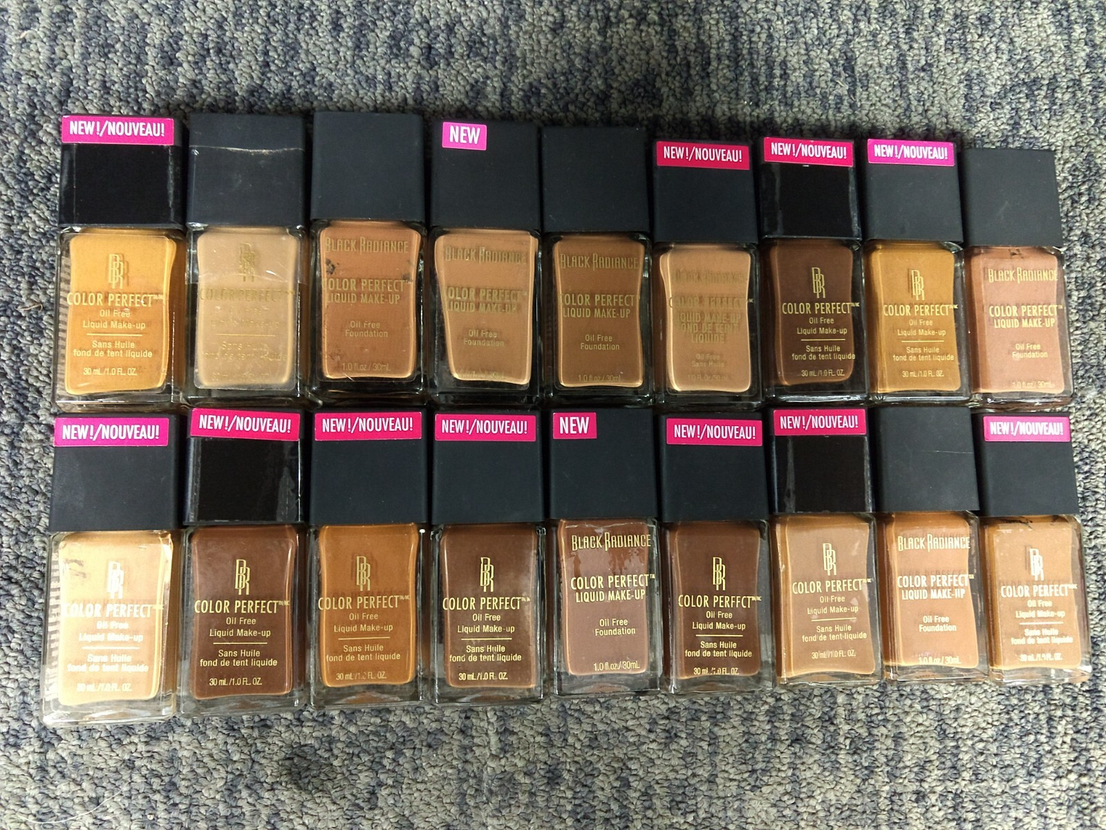 2 or 3 Pk: Black Radiance Color Perfect Liquid Foundation *CHOOSE SHADE*