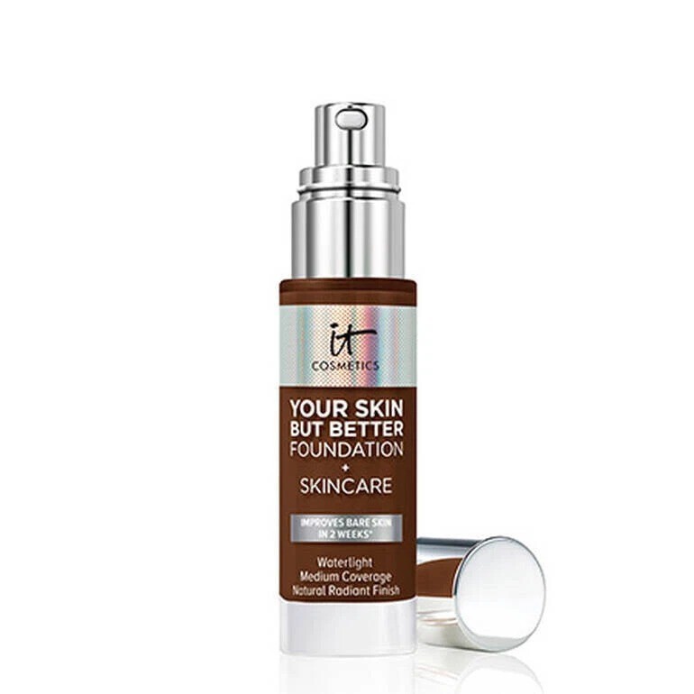 IT COSMETICS YOUR SKIN BUT BETTER FOUNDATION + SKINCARE DEEP COOL 62 1 OZ NIB