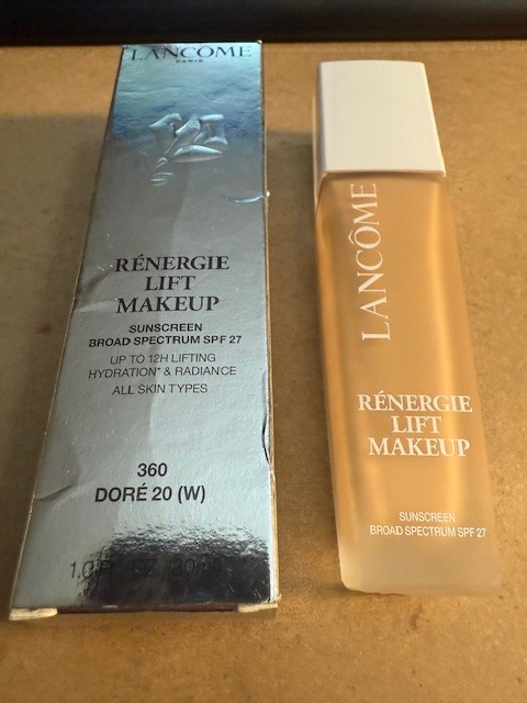 LANCÔME Renergie Lift Makeup Sunscreen SPF 27 360 DORE 20 (W) Exp 08/28 NIB Fr S