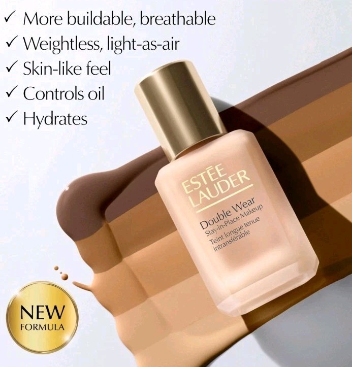 Estee Lauder DW 3W2 CASHEW Stay-in-Place Makeup NEW Formula BOXED