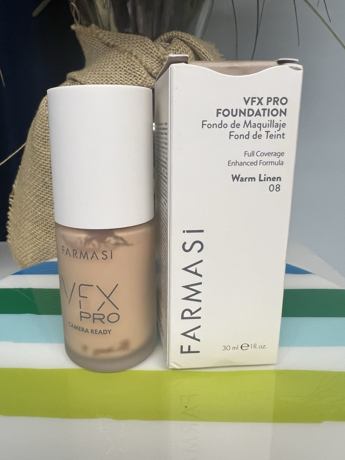 Farmasi Make Up VFX PRO Camera Ready Foundation 1 oz- 30 ml / Various Shades
