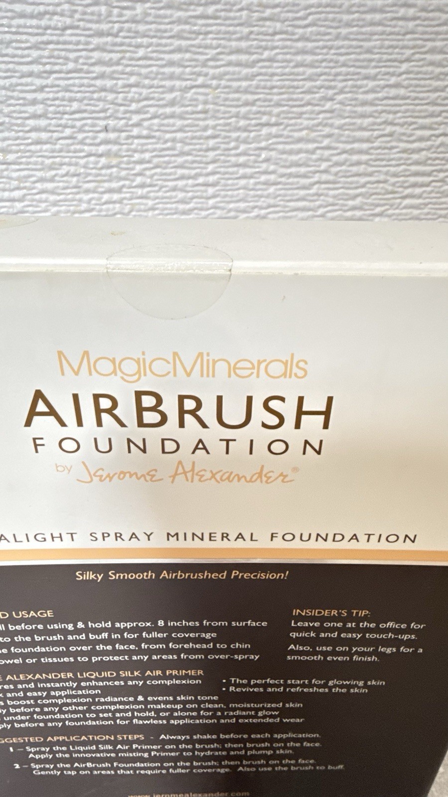 MagicMinerals Airbrush Foundation Spray Set Jerome Alexander Kit Shade Medium